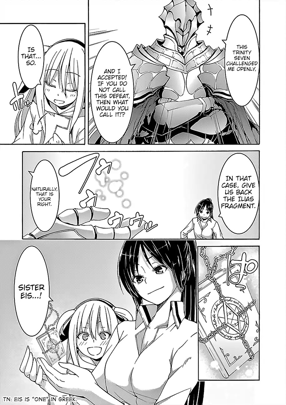 Trinity Seven: 7-Nin no Mahoutsukai Chapter 68 page 18 - Chapter 68: High-Level Girl and Dark General