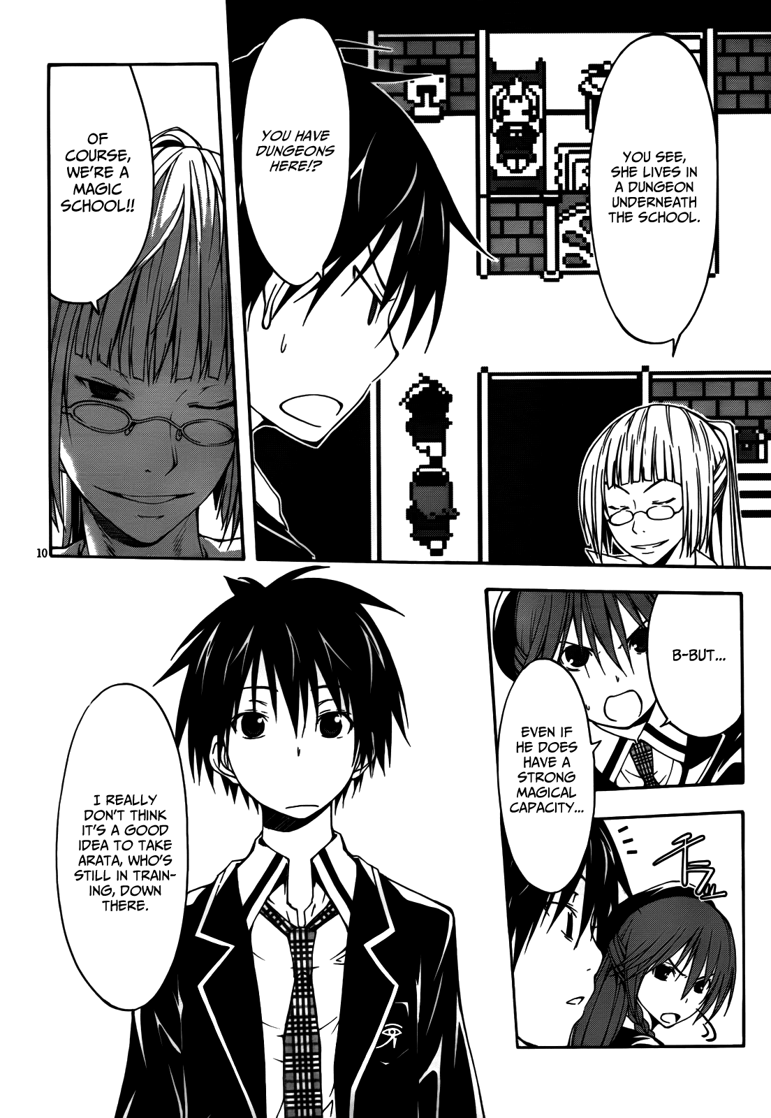 Trinity Seven: 7-Nin no Mahoutsukai Chapter 7 page 13 - Chapter 7: Labyrinth & Ninja