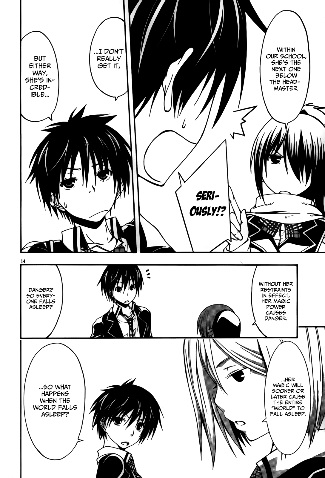 Trinity Seven: 7-Nin no Mahoutsukai Chapter 7 page 17 - Chapter 7: Labyrinth & Ninja