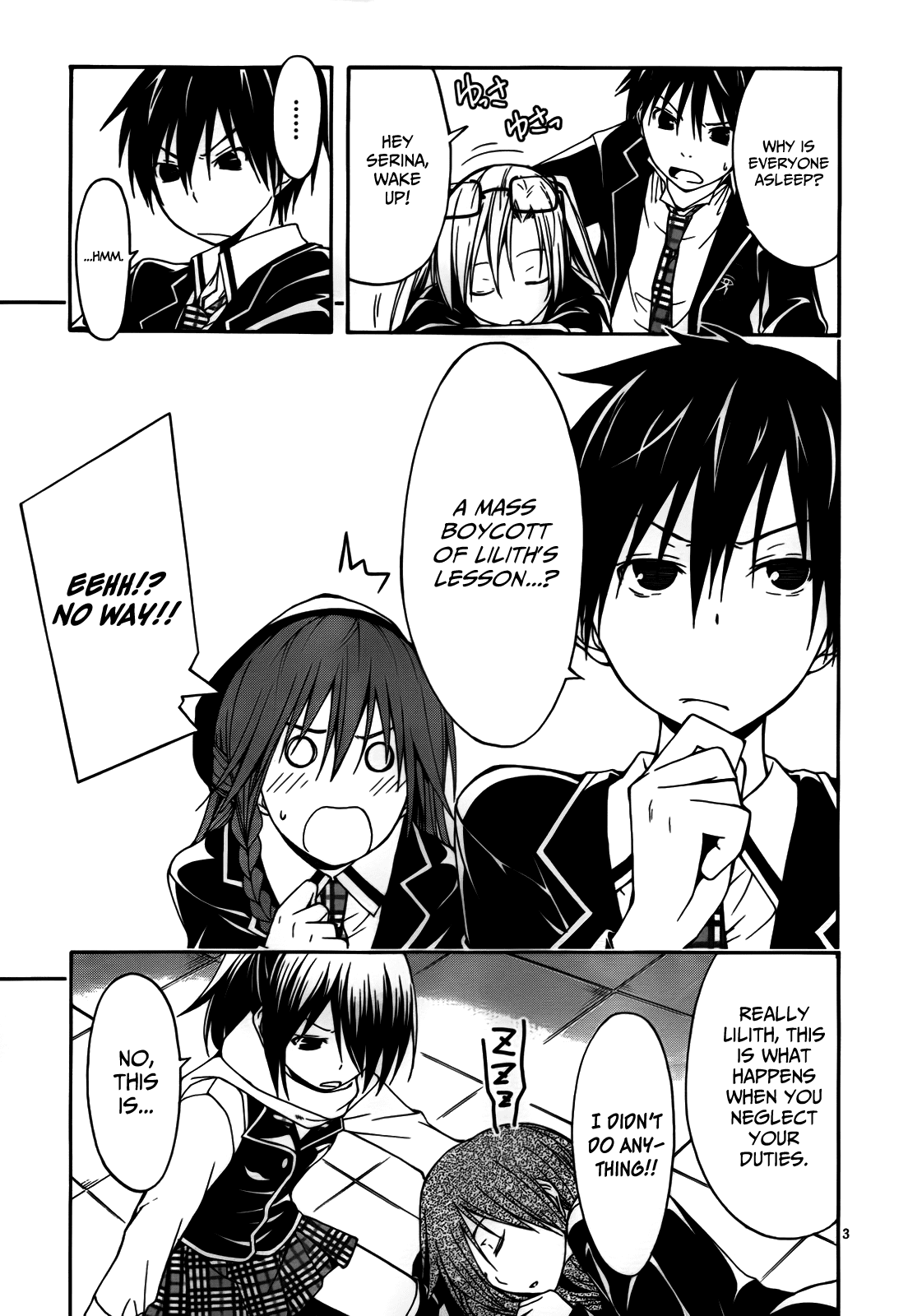 Trinity Seven: 7-Nin no Mahoutsukai Chapter 7 page 6 - Chapter 7: Labyrinth & Ninja