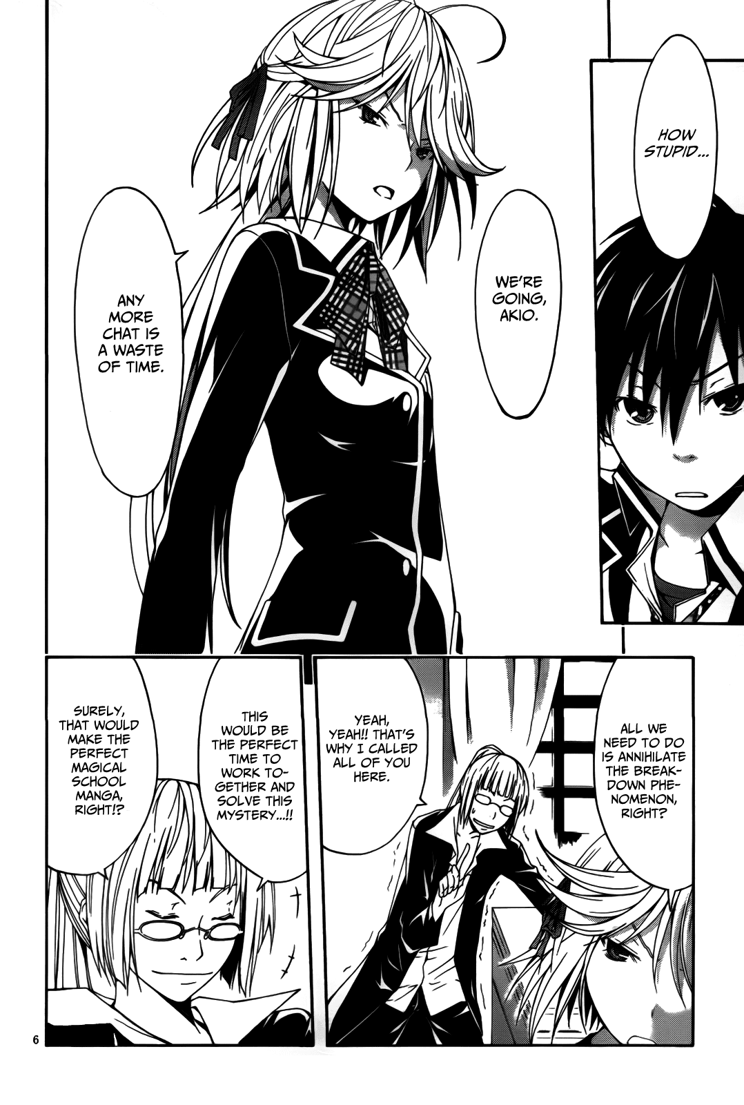 Trinity Seven: 7-Nin no Mahoutsukai Chapter 7 page 9 - Chapter 7: Labyrinth & Ninja