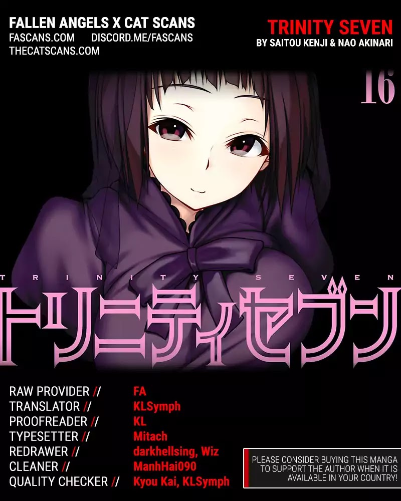 Trinity Seven: 7-Nin no Mahoutsukai Chapter 70 page 1 - Chapter 70: Hell Bathtime and Demon Talk