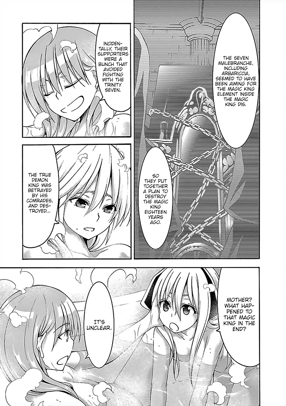 Trinity Seven: 7-Nin no Mahoutsukai Chapter 70 page 10 - Chapter 70: Hell Bathtime and Demon Talk