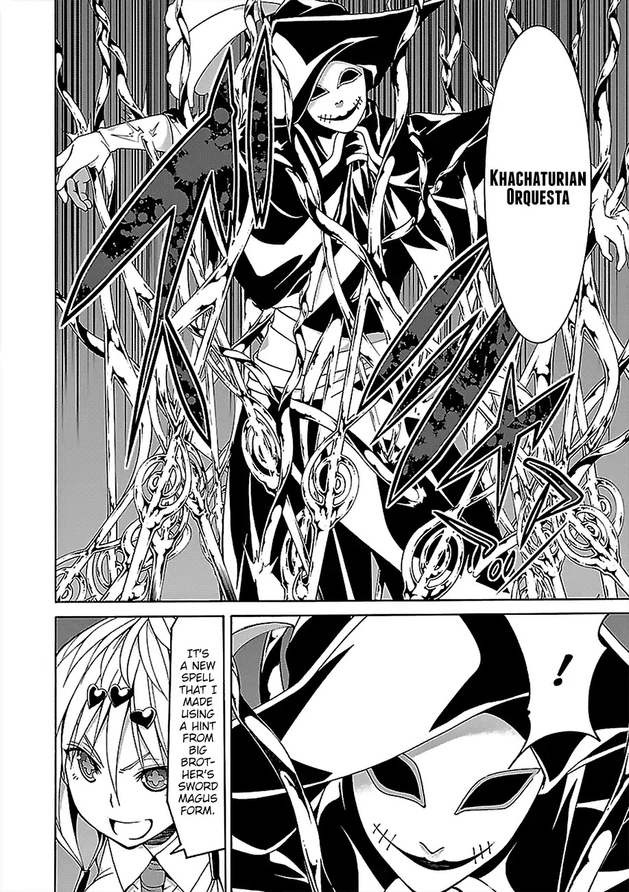 Trinity Seven: 7-Nin no Mahoutsukai Chapter 71 page 18 - Chapter 71: Anticross Eye and Secret Tag