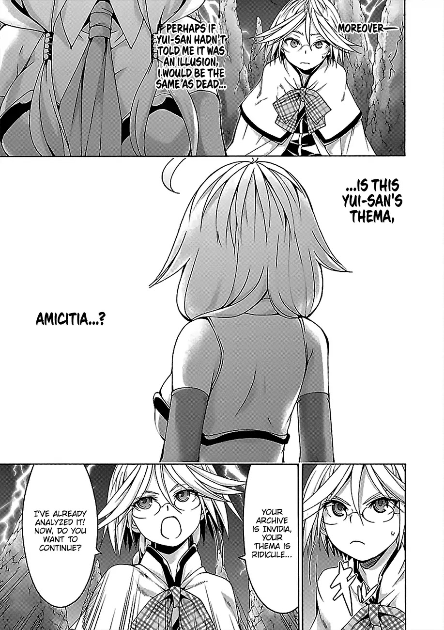 Trinity Seven: 7-Nin no Mahoutsukai Chapter 71 page 21 - Chapter 71: Anticross Eye and Secret Tag