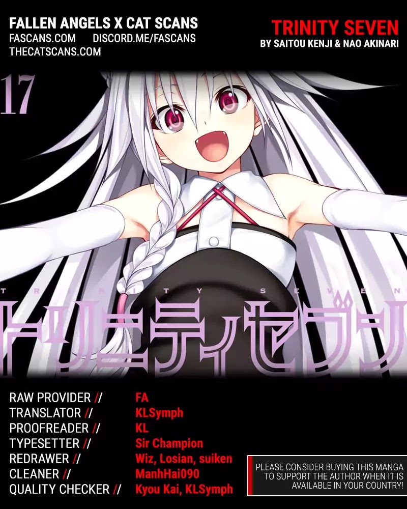 Trinity Seven: 7-Nin no Mahoutsukai Chapter 73 page 1 - Chapter 73: Seventh City And Holy Decision