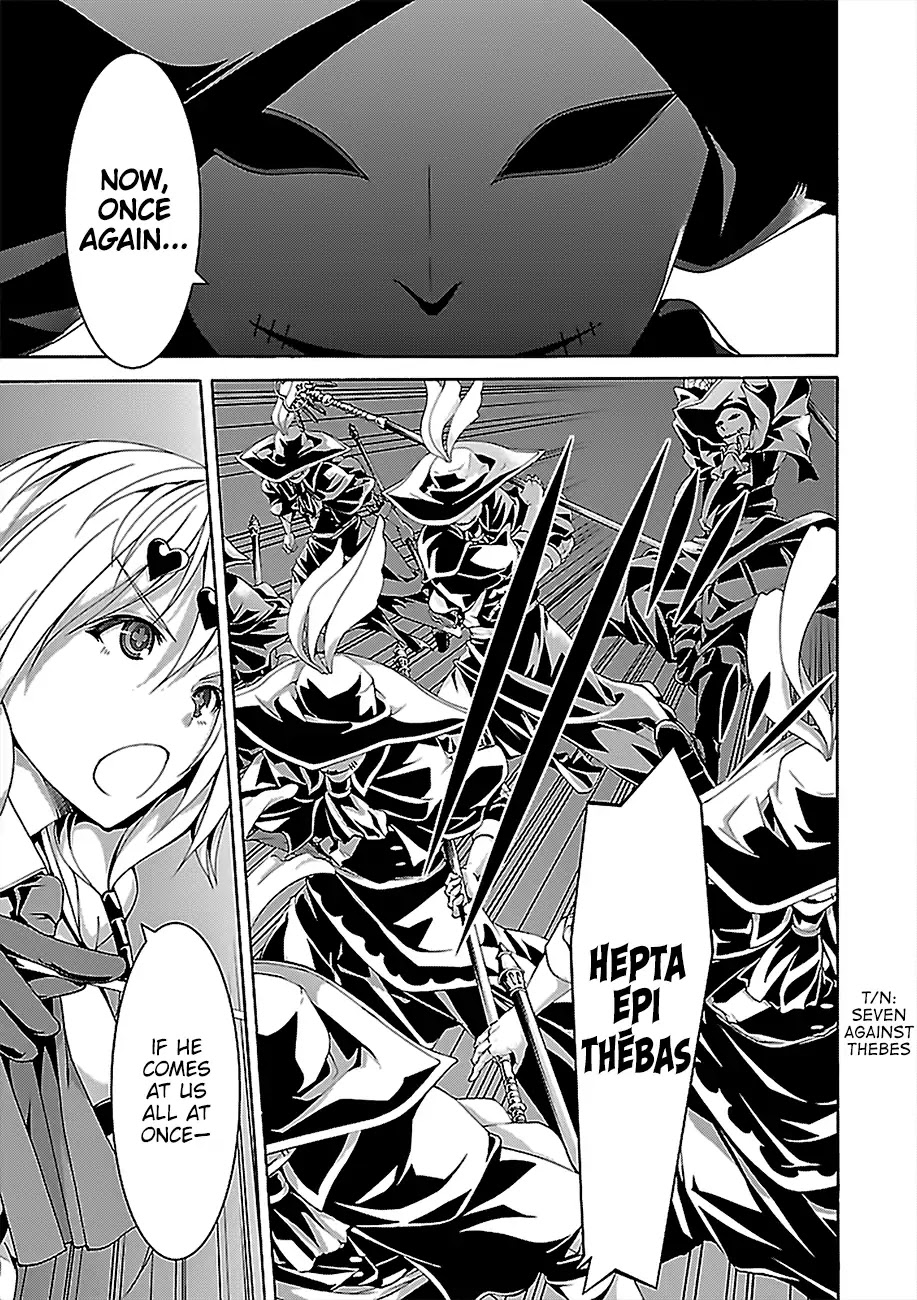 Trinity Seven: 7-Nin no Mahoutsukai Chapter 78 page 24 - Chapter 78: Trinity GIrls and Demon Clown