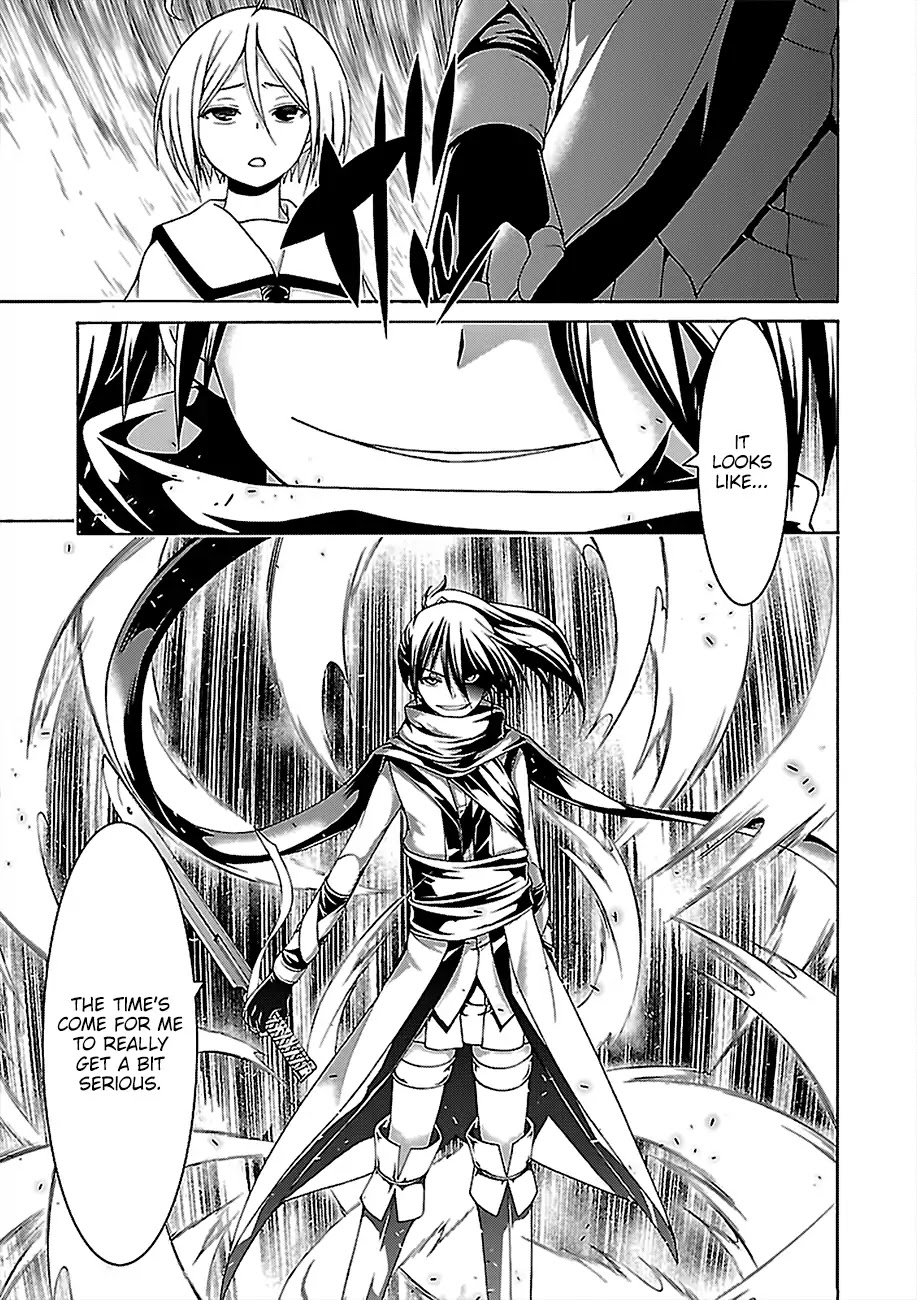 Trinity Seven: 7-Nin no Mahoutsukai Chapter 78 page 34 - Chapter 78: Trinity GIrls and Demon Clown