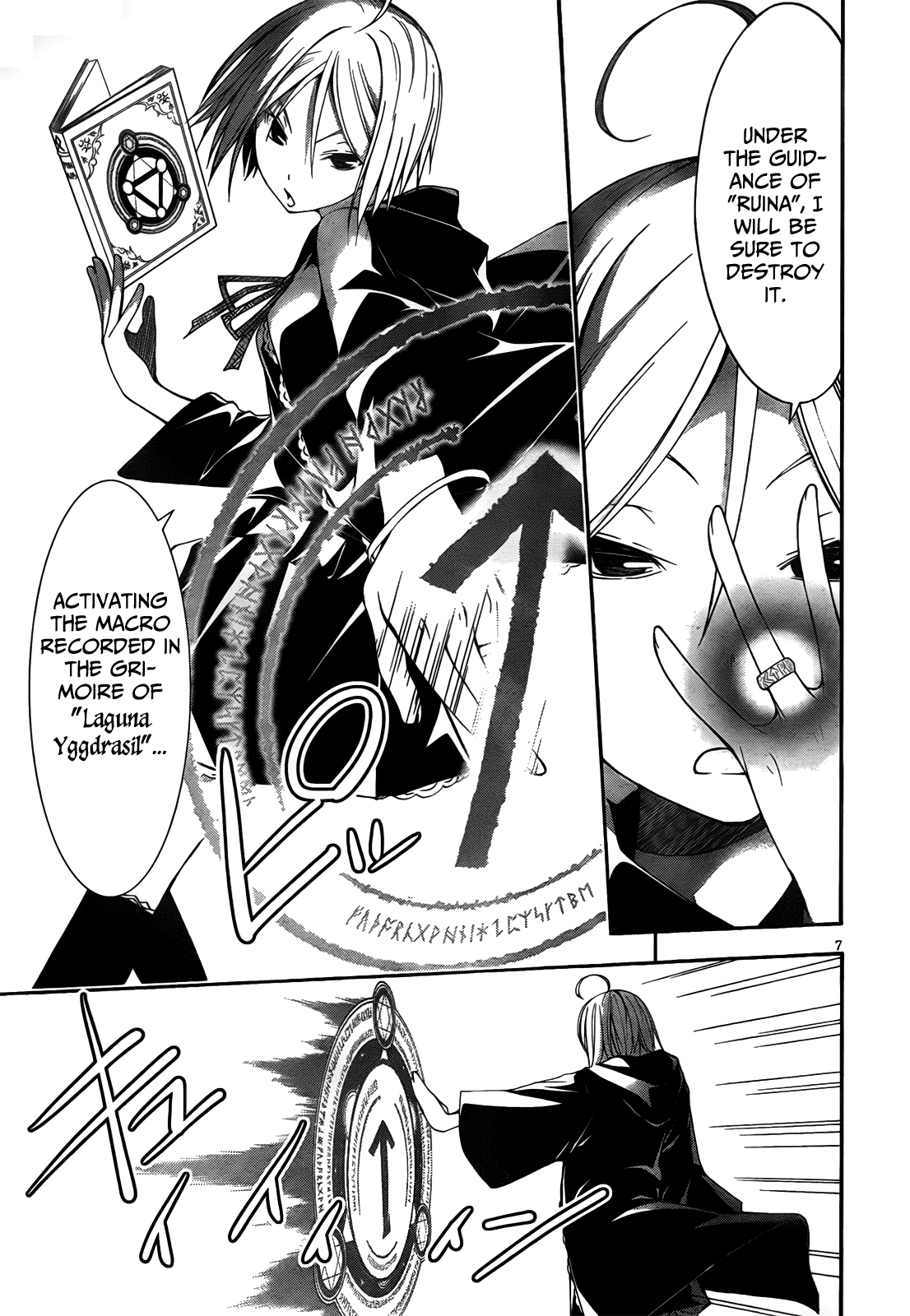 Trinity Seven: 7-Nin no Mahoutsukai Chapter 8 page 9 - Chapter 8: Macro Spell & Exciting