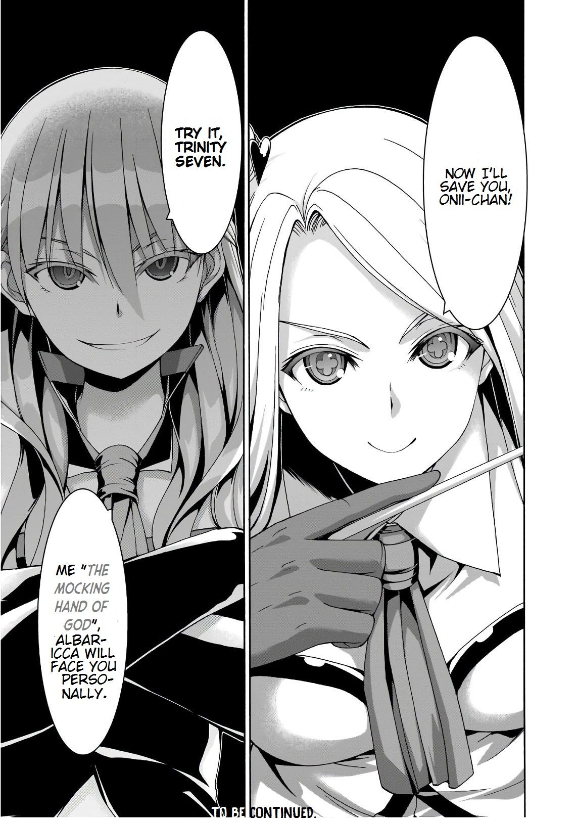 Trinity Seven: 7-Nin no Mahoutsukai Chapter 87 page 33 - Chapter 87: Nostalgic Library And Dream World