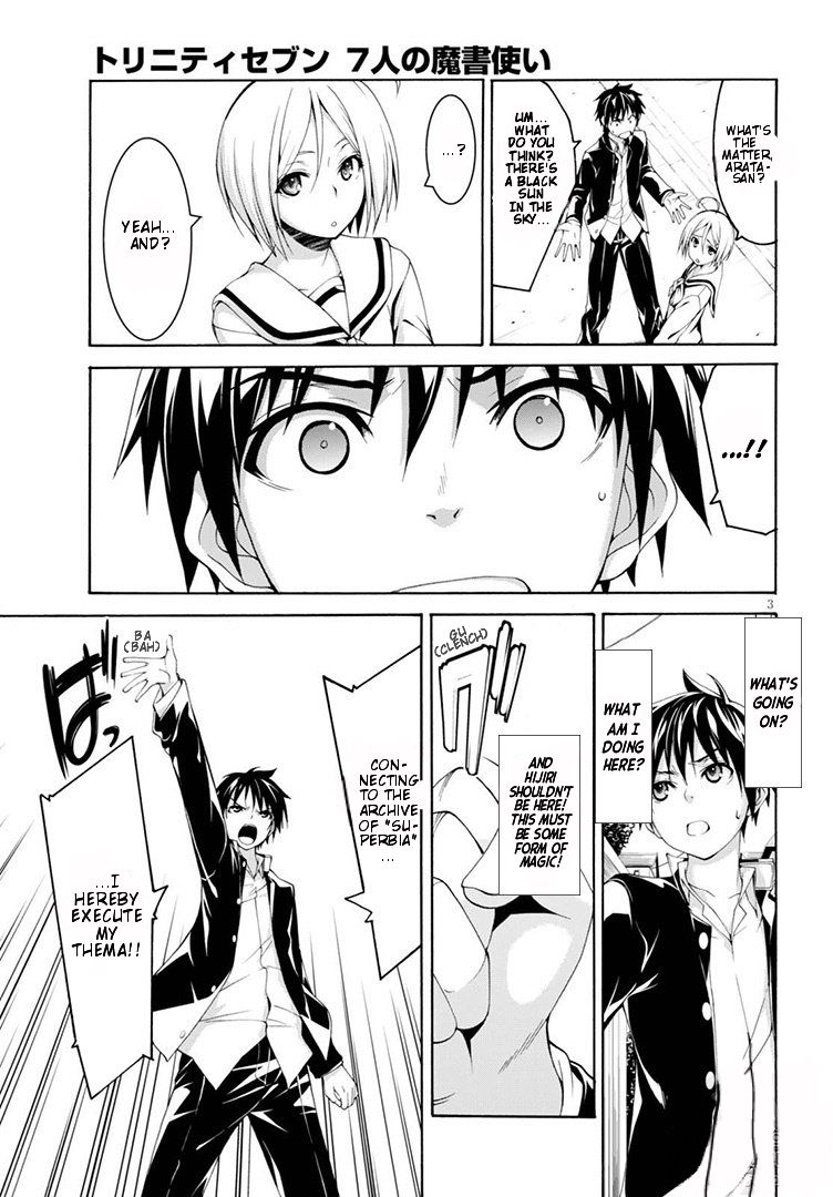 Trinity Seven: 7-Nin no Mahoutsukai Chapter 87 page 7 - Chapter 87: Nostalgic Library And Dream World