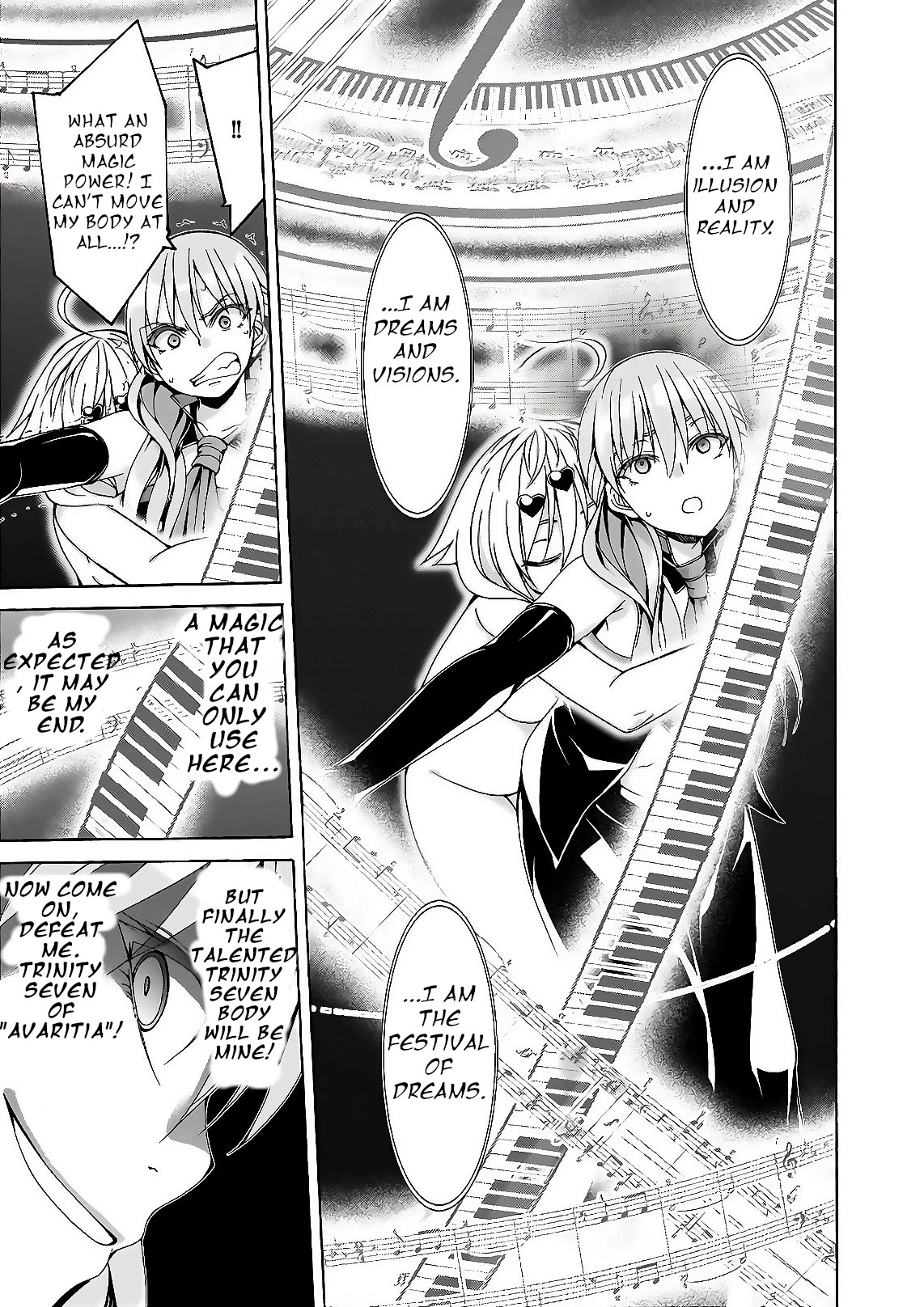 Trinity Seven: 7-Nin no Mahoutsukai Chapter 88 page 11 - Chapter 88: Cardinal Crown and Eternal Dreamer