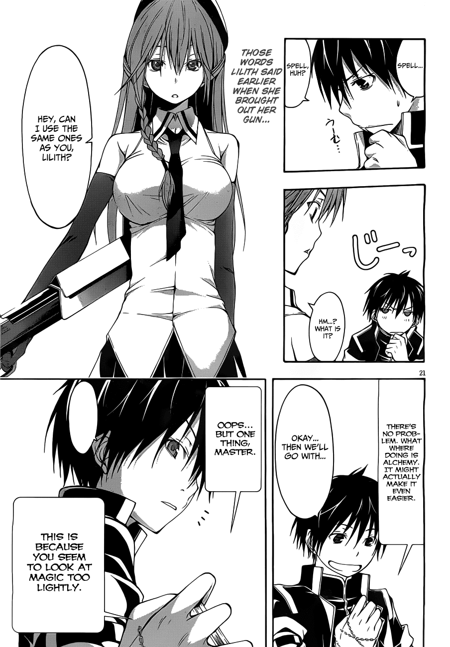 Trinity Seven: 7-Nin no Mahoutsukai Chapter 9 page 23 - Chapter 9: Magic Gunner & Shooting