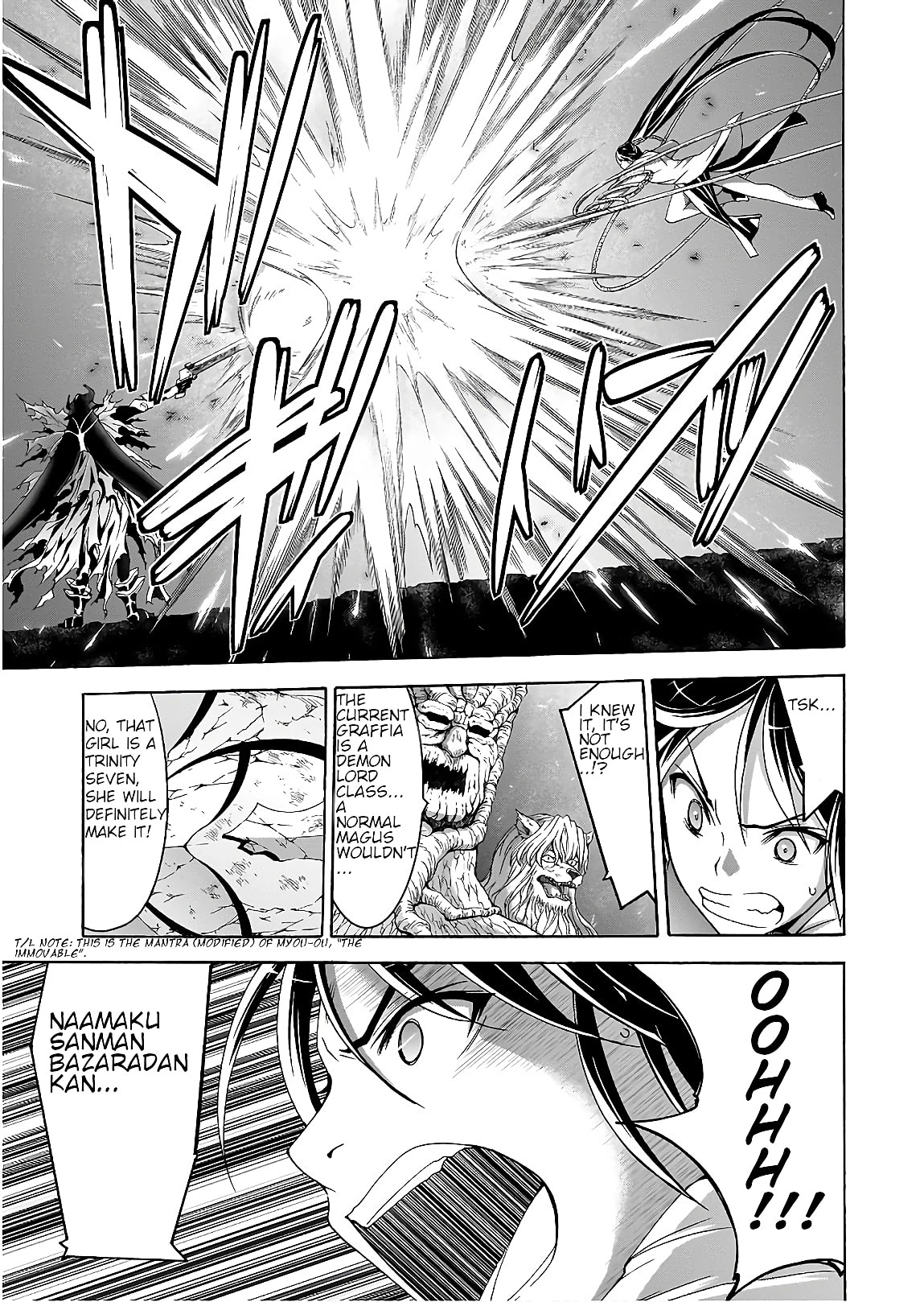 Trinity Seven: 7-Nin no Mahoutsukai Chapter 93 page 8 - Chapter 93: Final Fist & Return King