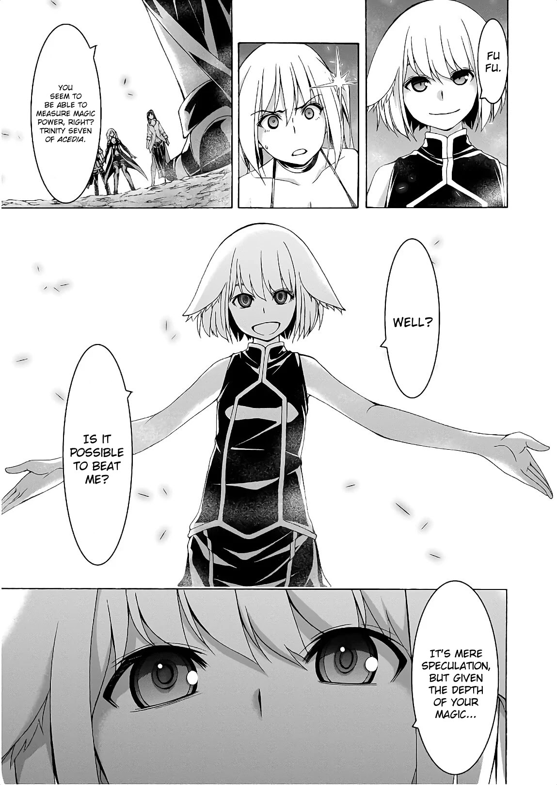 Trinity Seven: 7-Nin no Mahoutsukai Chapter 94 page 4 - Chapter 94: The King's Castle and the Absolute Monarch