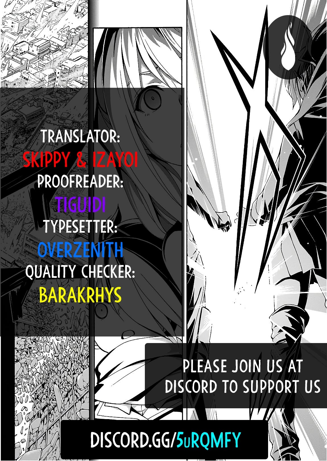 Trinity Seven: 7-Nin no Mahoutsukai Chapter 95 page 1 - Chapter 95: The Morning Star And The Fatal Struggle