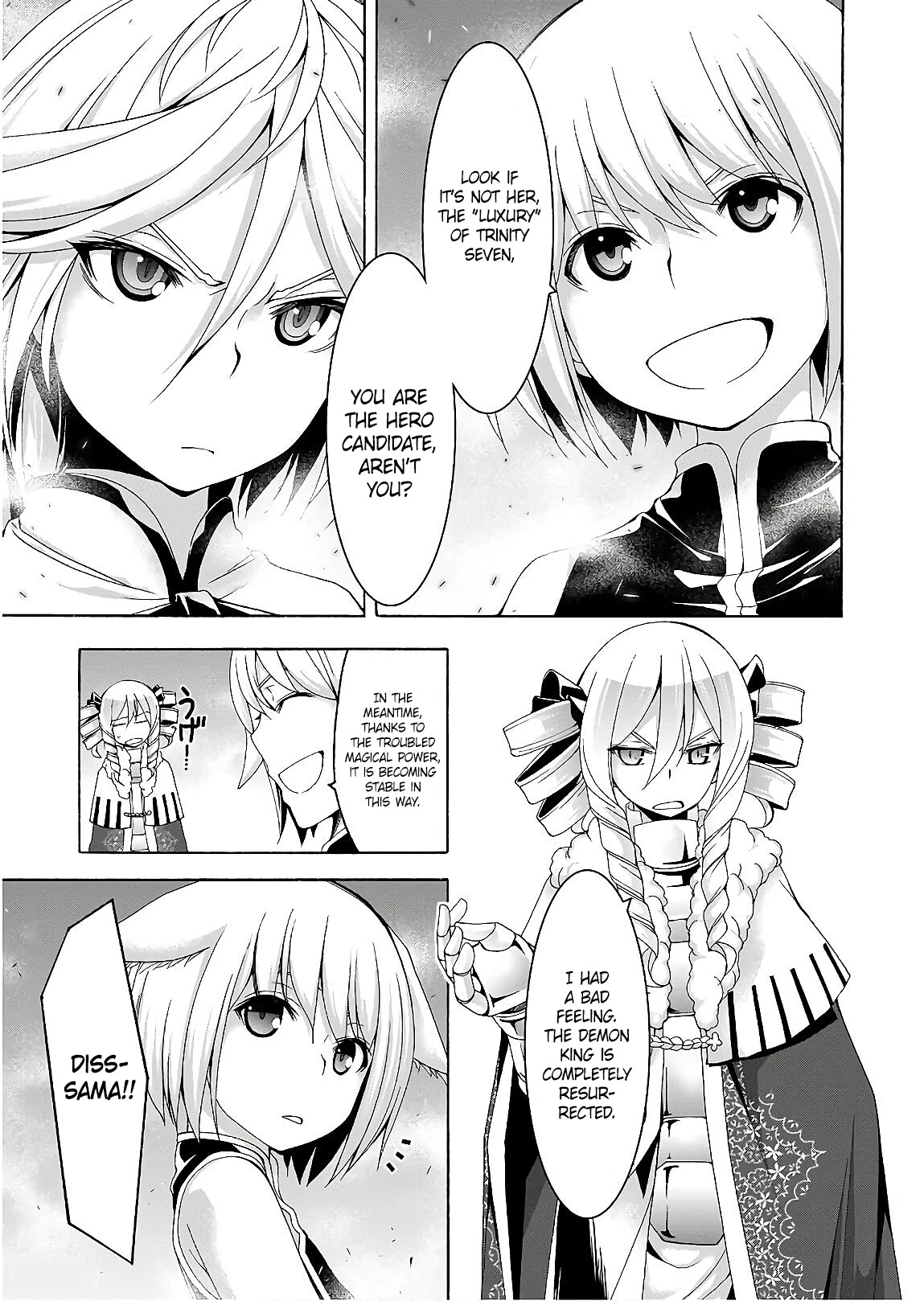 Trinity Seven: 7-Nin no Mahoutsukai Chapter 95 page 17 - Chapter 95: The Morning Star And The Fatal Struggle