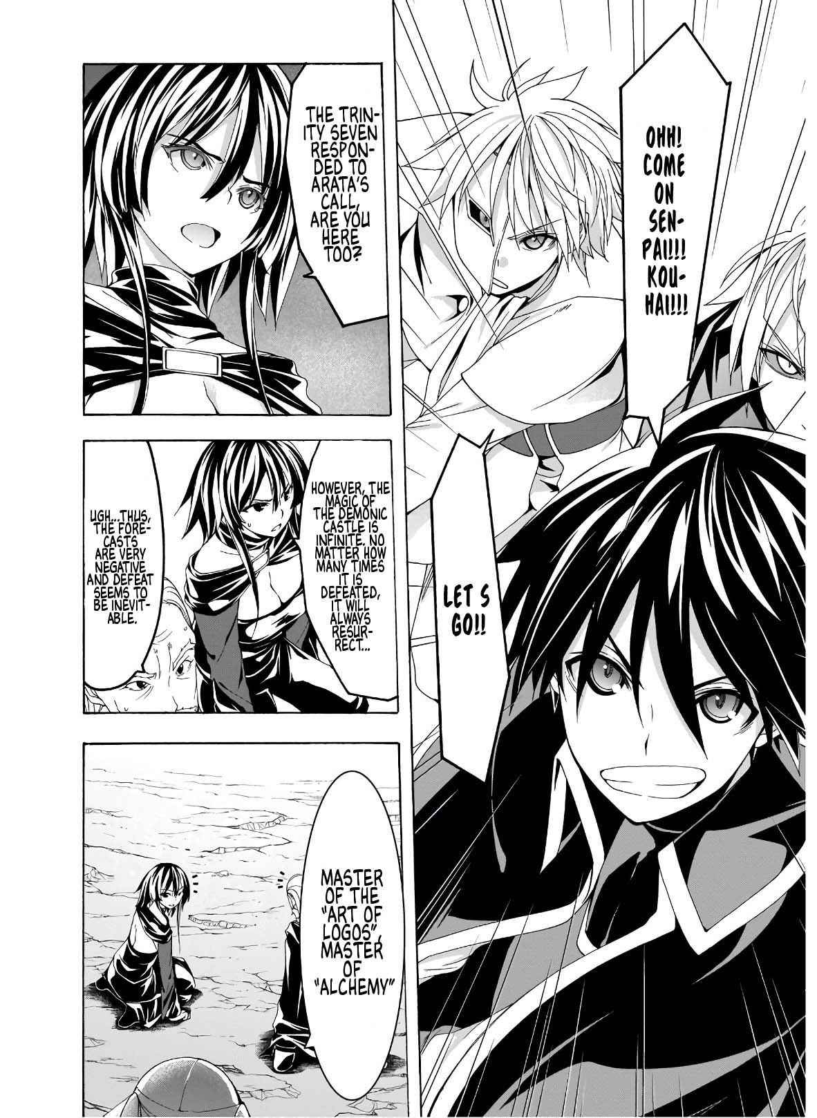 Trinity Seven: 7-Nin no Mahoutsukai Chapter 97 page 19 - Chapter 97: Castle Break & Trinity