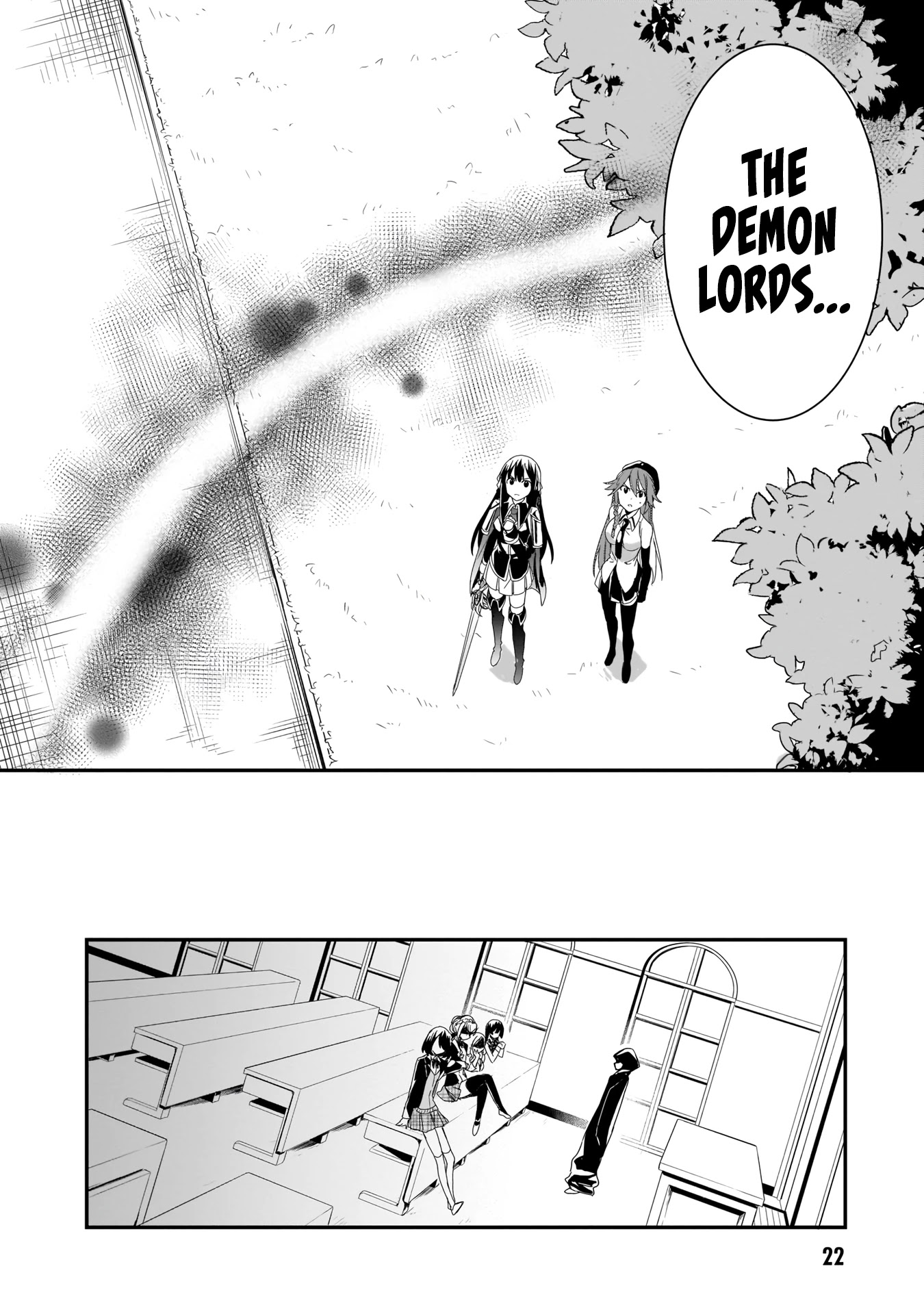 Trinity Seven: Anastasia Holy Story Chapter 1 page 22 - Chapter 1: Anatasia and the Four Demon Lord Knights