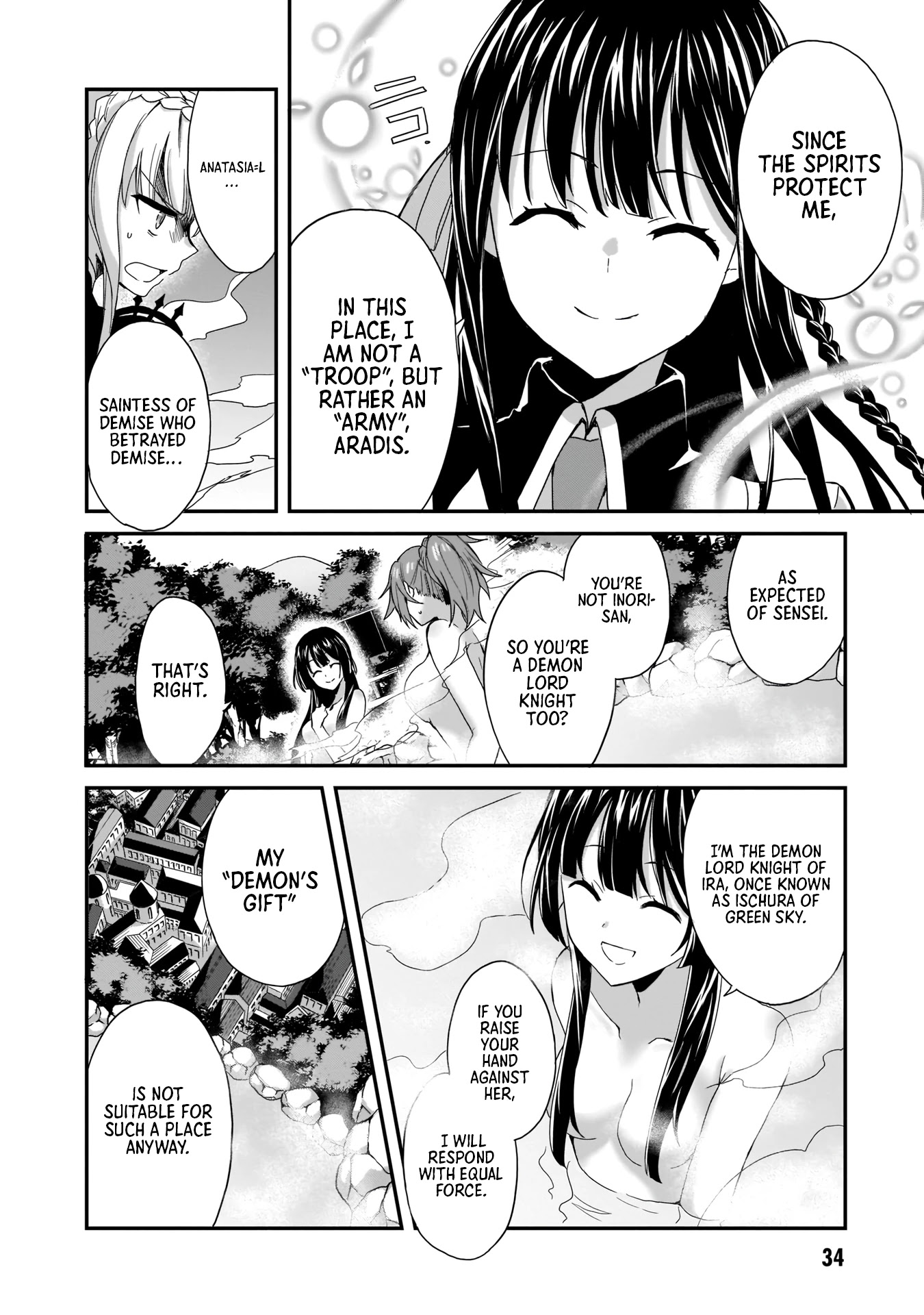 Trinity Seven: Anastasia Holy Story Chapter 1 page 34 - Chapter 1: Anatasia and the Four Demon Lord Knights