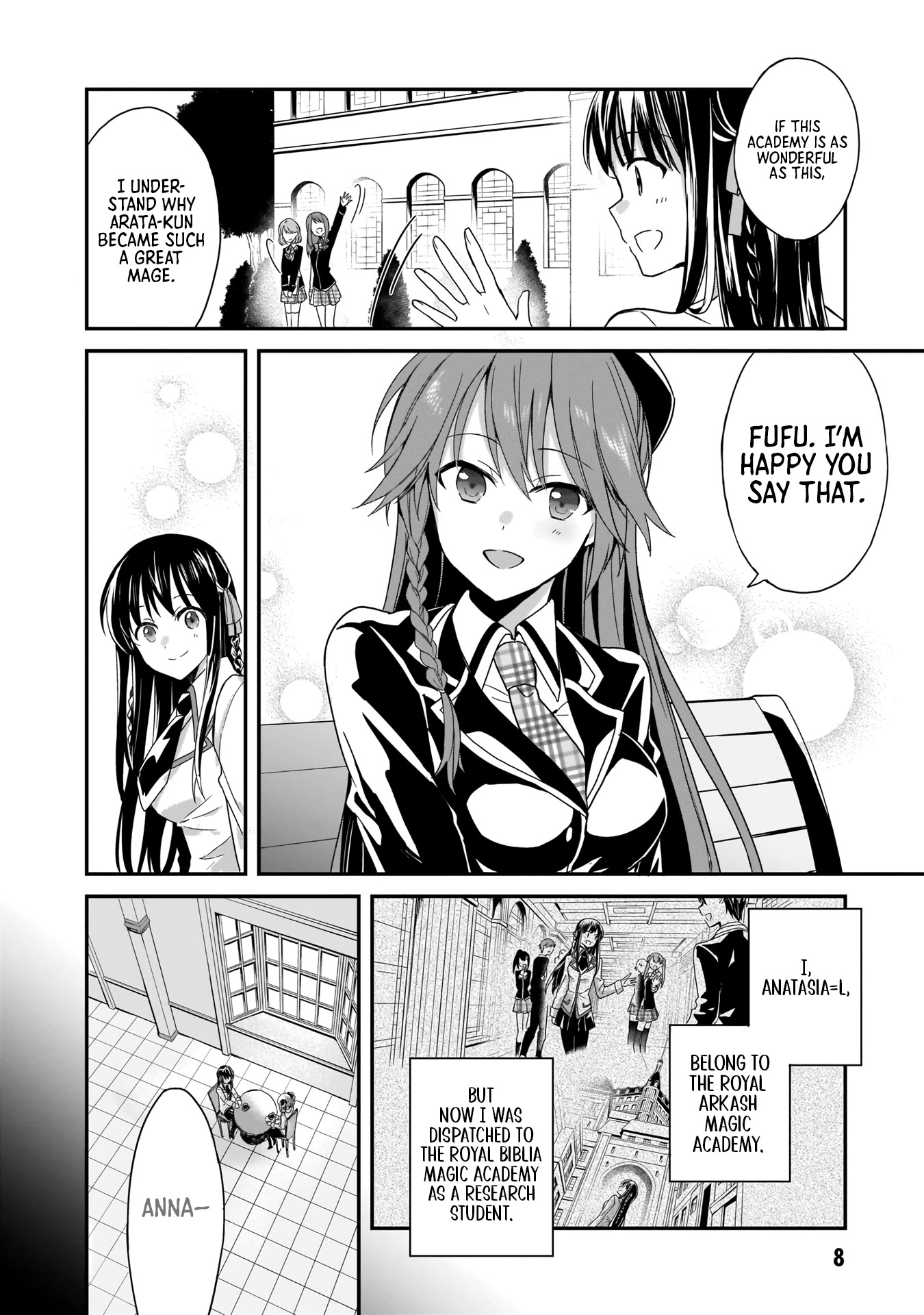 Trinity Seven: Anastasia Holy Story Chapter 1 page 8 - Chapter 1: Anatasia and the Four Demon Lord Knights