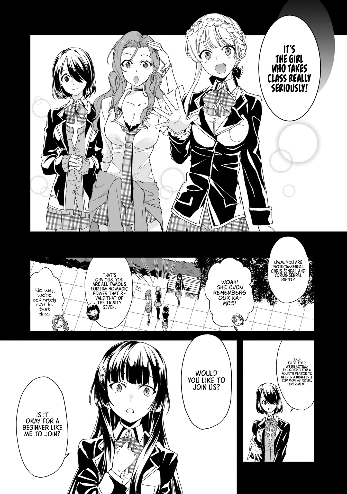 Trinity Seven: Anastasia Holy Story Chapter 5 page 4 - Chapter 5: Anatasia And The Young Girl's Smile