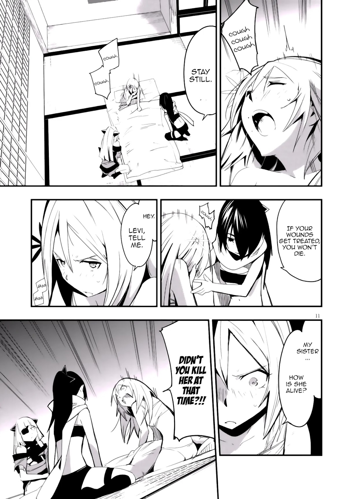 Trinity Seven - Levi Ninden Chapter 10 page 11 - Chapter 10: Part 10: The Dragon Sisters