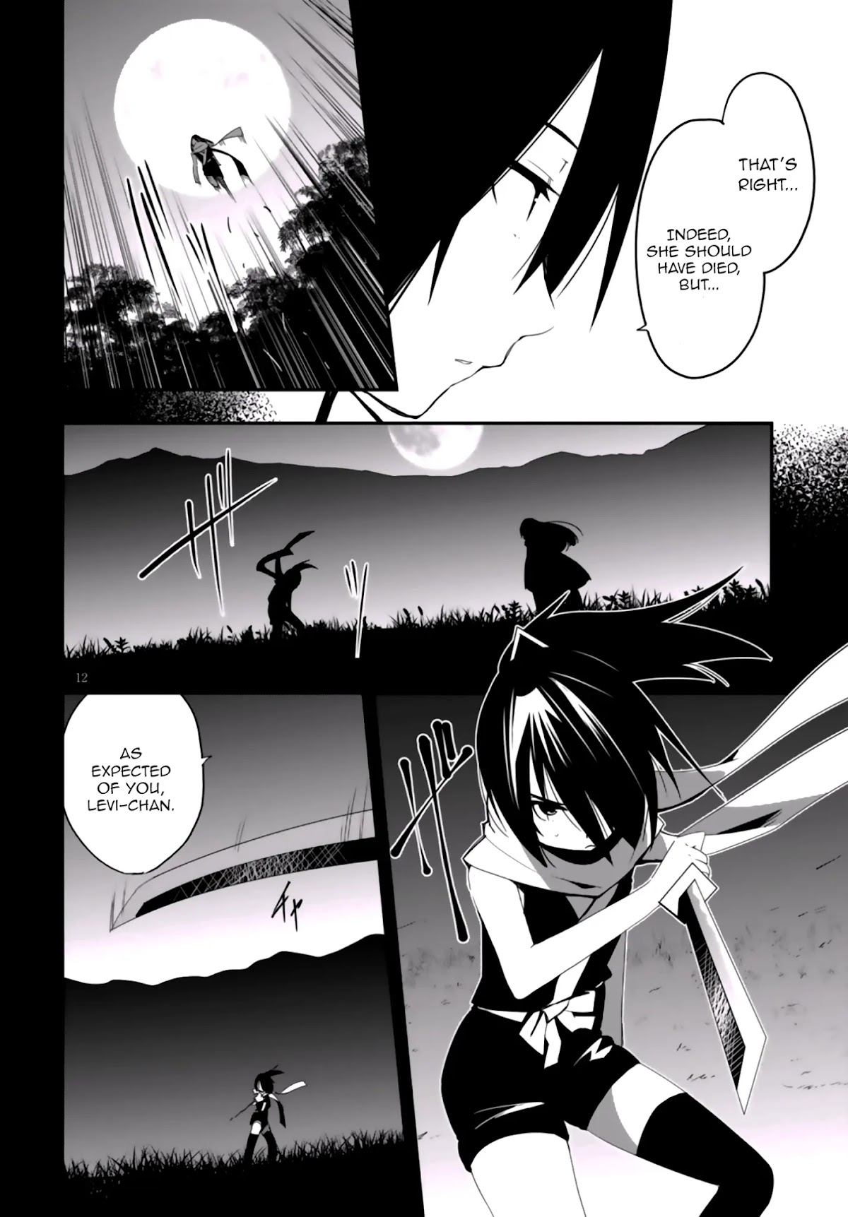 Trinity Seven - Levi Ninden Chapter 10 page 12 - Chapter 10: Part 10: The Dragon Sisters