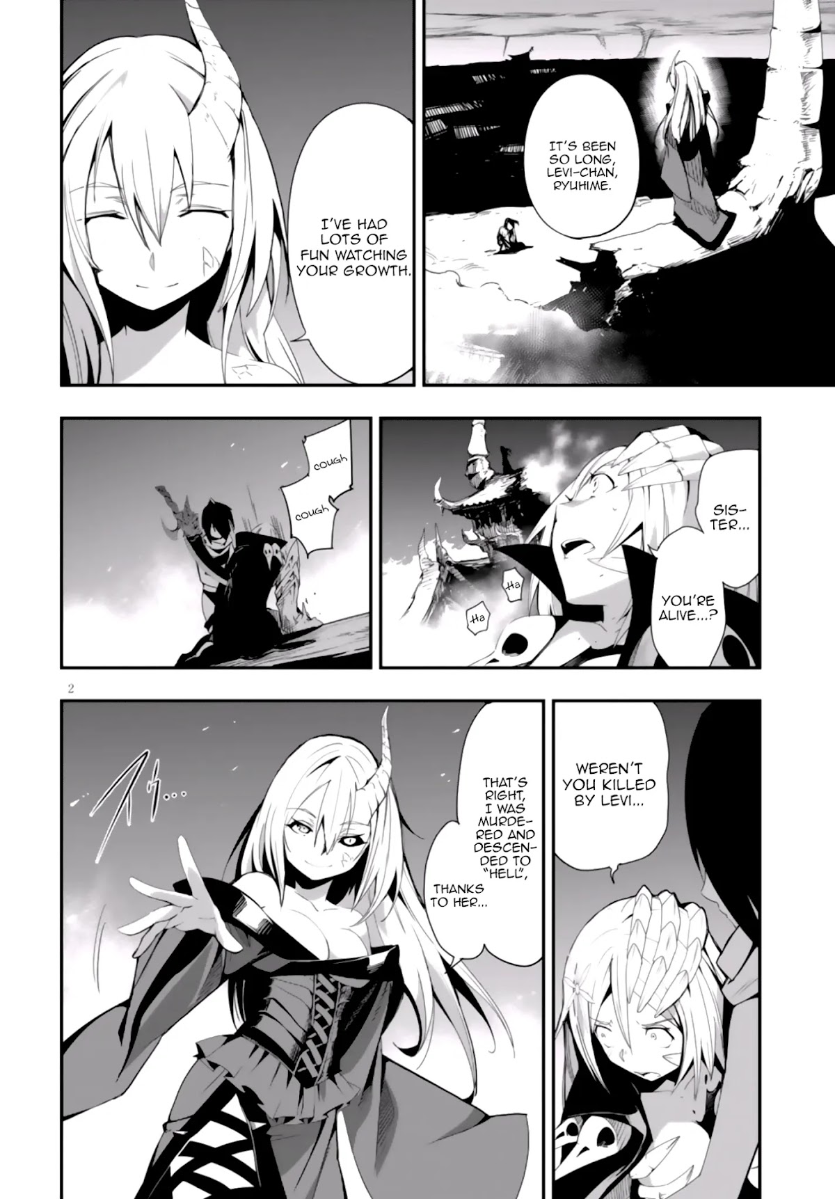 Trinity Seven - Levi Ninden Chapter 10 page 2 - Chapter 10: Part 10: The Dragon Sisters
