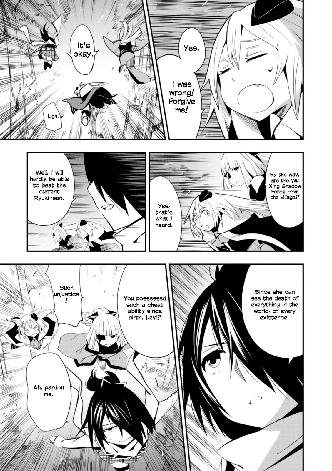 Trinity Seven - Levi Ninden Chapter 11 page 5 - Chapter 11: The Girl Who is the Head of the Magic Shadows