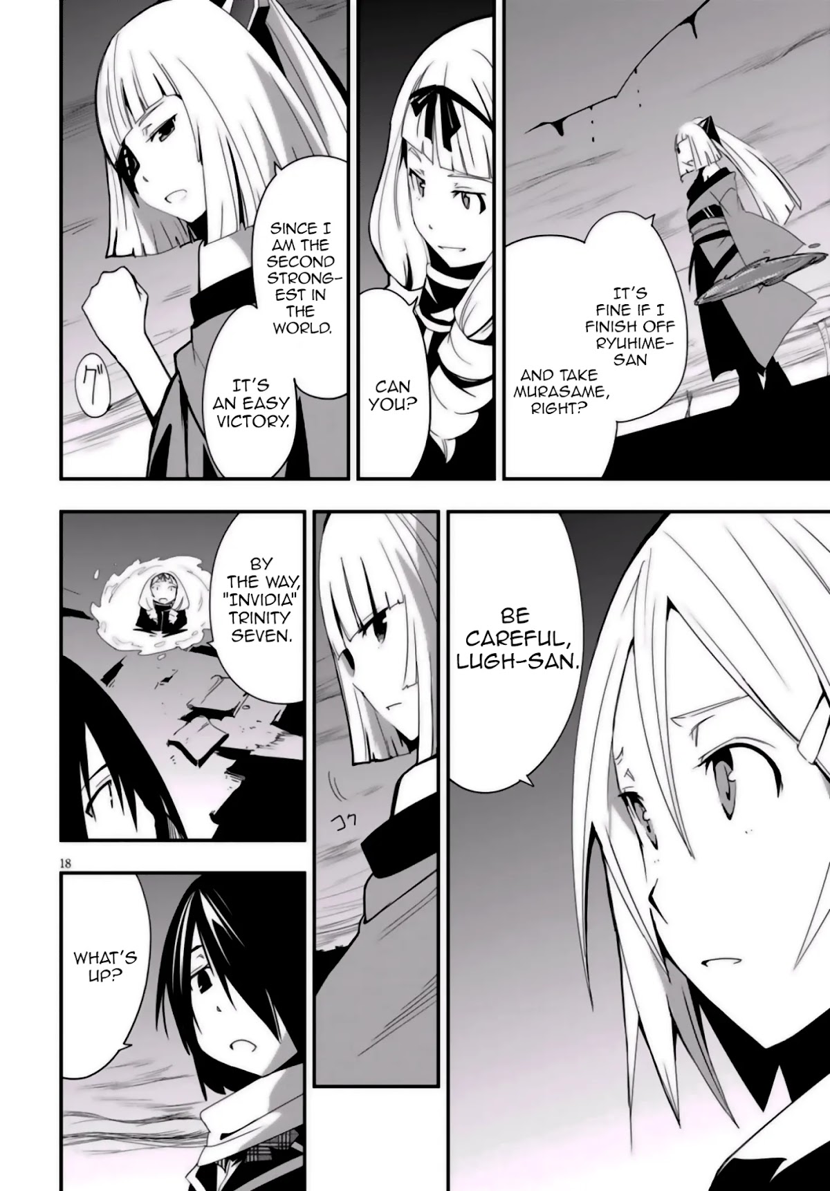 Trinity Seven - Levi Ninden Chapter 8 page 21 - Chapter 8: Part 8: Sword Girls' Death Match