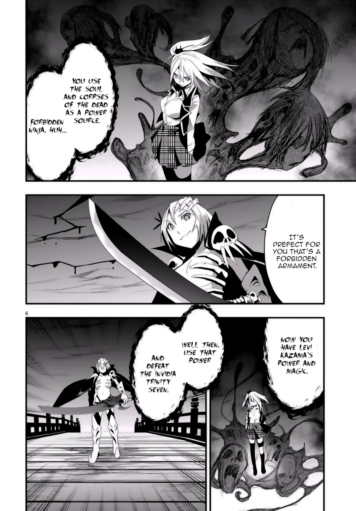 Trinity Seven - Levi Ninden Chapter 8 page 9 - Chapter 8: Part 8: Sword Girls' Death Match