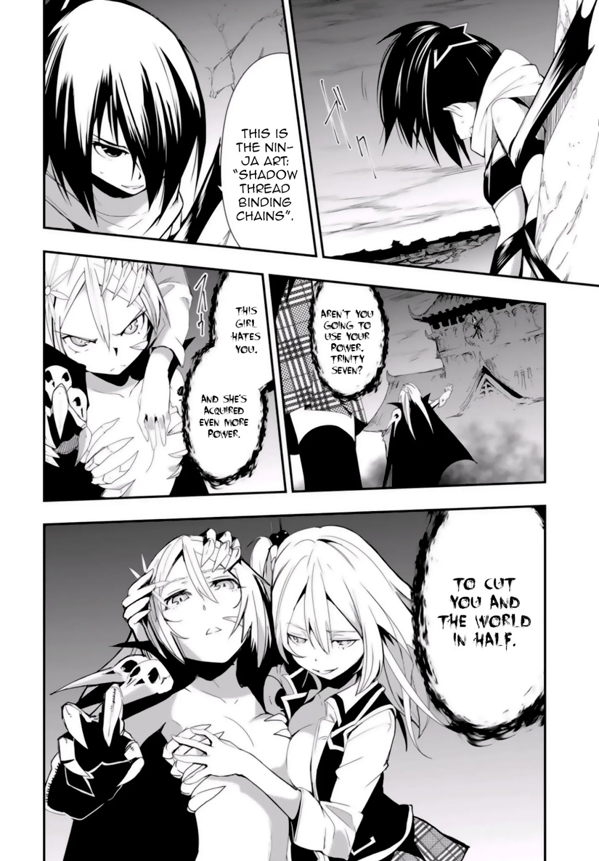 Trinity Seven - Levi Ninden Chapter 9 page 8 - Chapter 9: Part 9: The Evil Dragon Girls