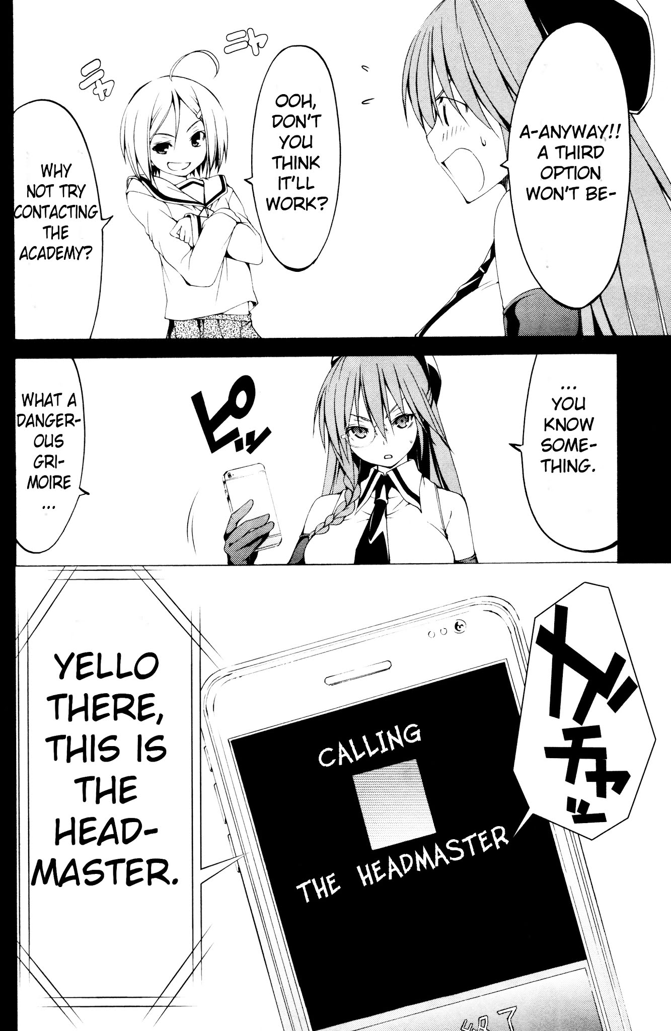 Trinity Seven Specials Chapter 1.0 page 10 - Vol.1 Chapter 0 : New Face and School Life