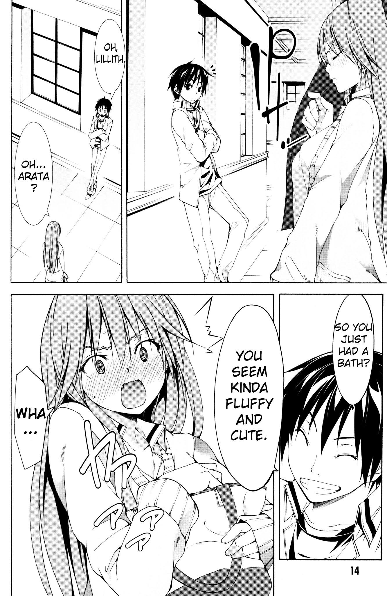Trinity Seven Specials Chapter 1.0 page 14 - Vol.1 Chapter 0 : New Face and School Life