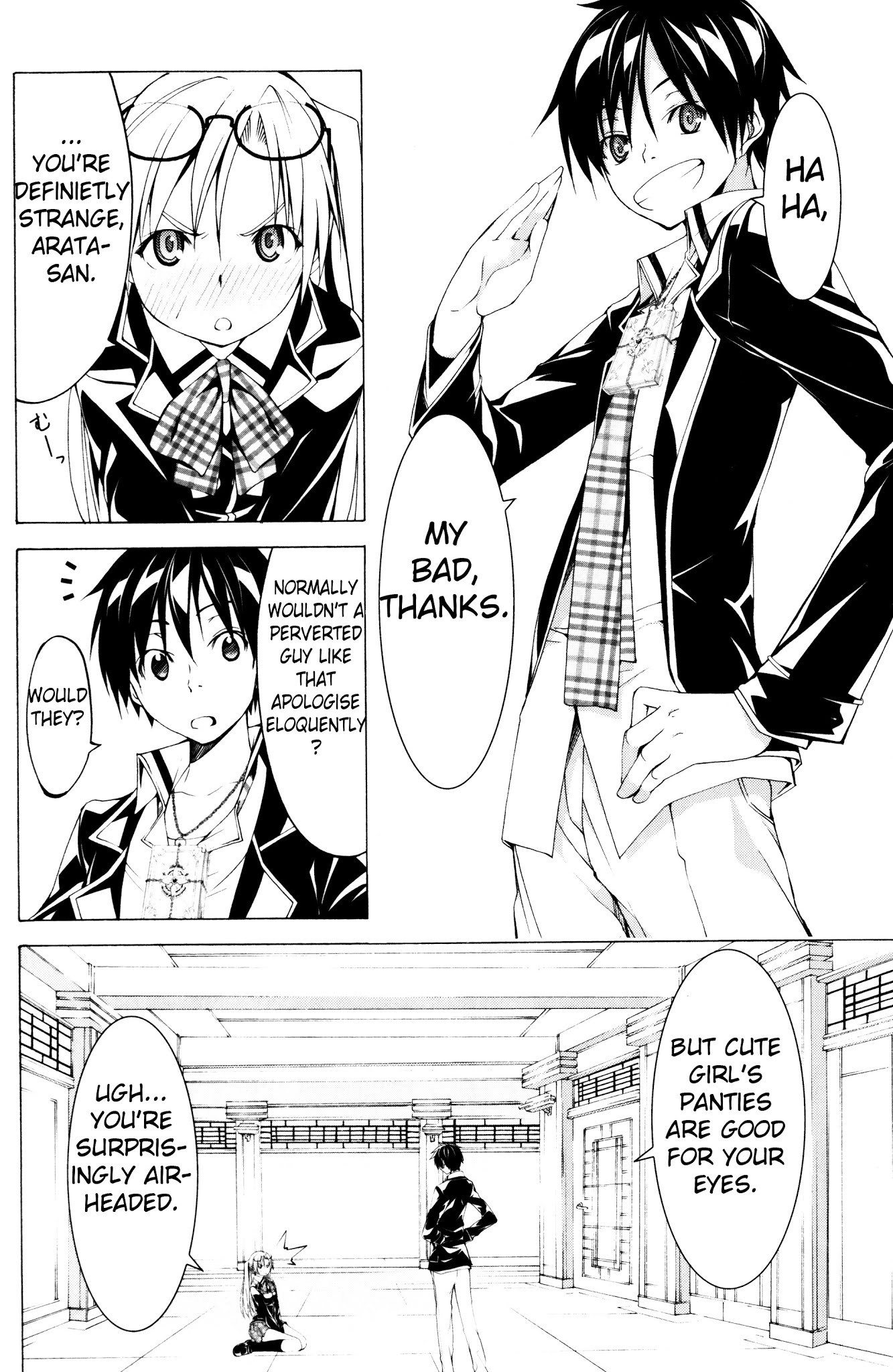 Trinity Seven Specials Chapter 1.0 page 24 - Vol.1 Chapter 0 : New Face and School Life