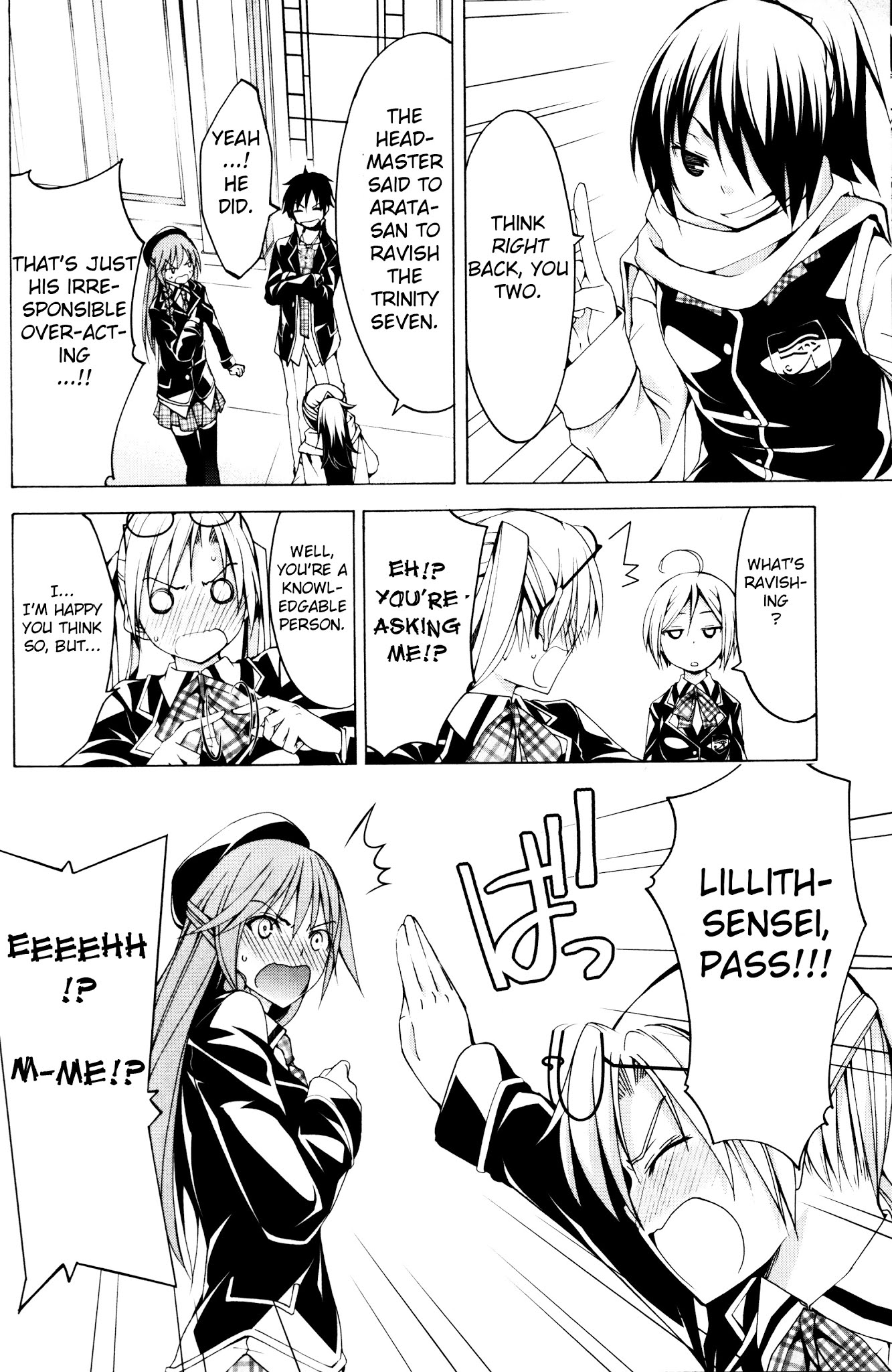 Trinity Seven Specials Chapter 1.0 page 31 - Vol.1 Chapter 0 : New Face and School Life