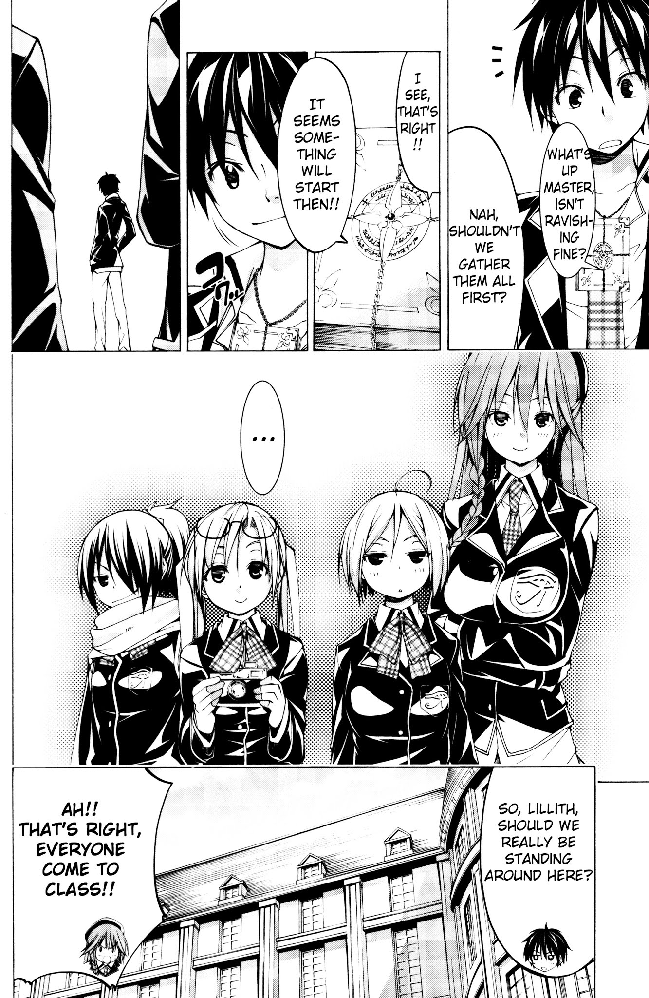 Trinity Seven Specials Chapter 1.0 page 35 - Vol.1 Chapter 0 : New Face and School Life