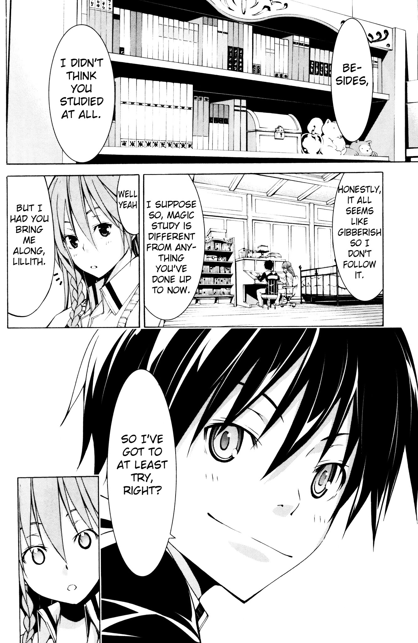 Trinity Seven Specials Chapter 1.0 page 39 - Vol.1 Chapter 0 : New Face and School Life