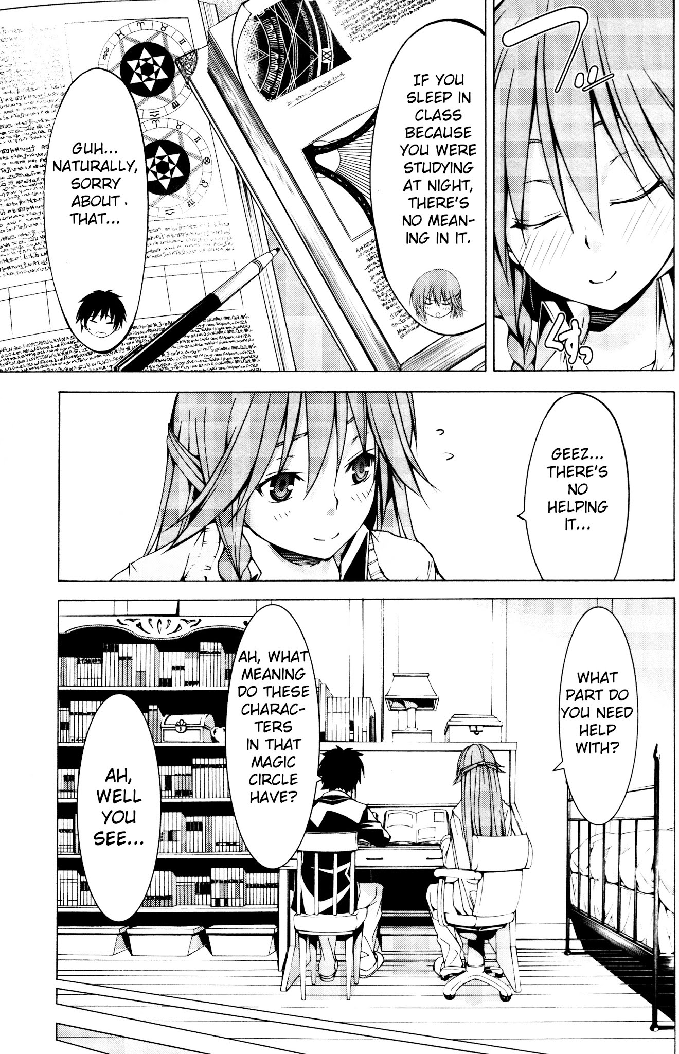 Trinity Seven Specials Chapter 1.0 page 40 - Vol.1 Chapter 0 : New Face and School Life