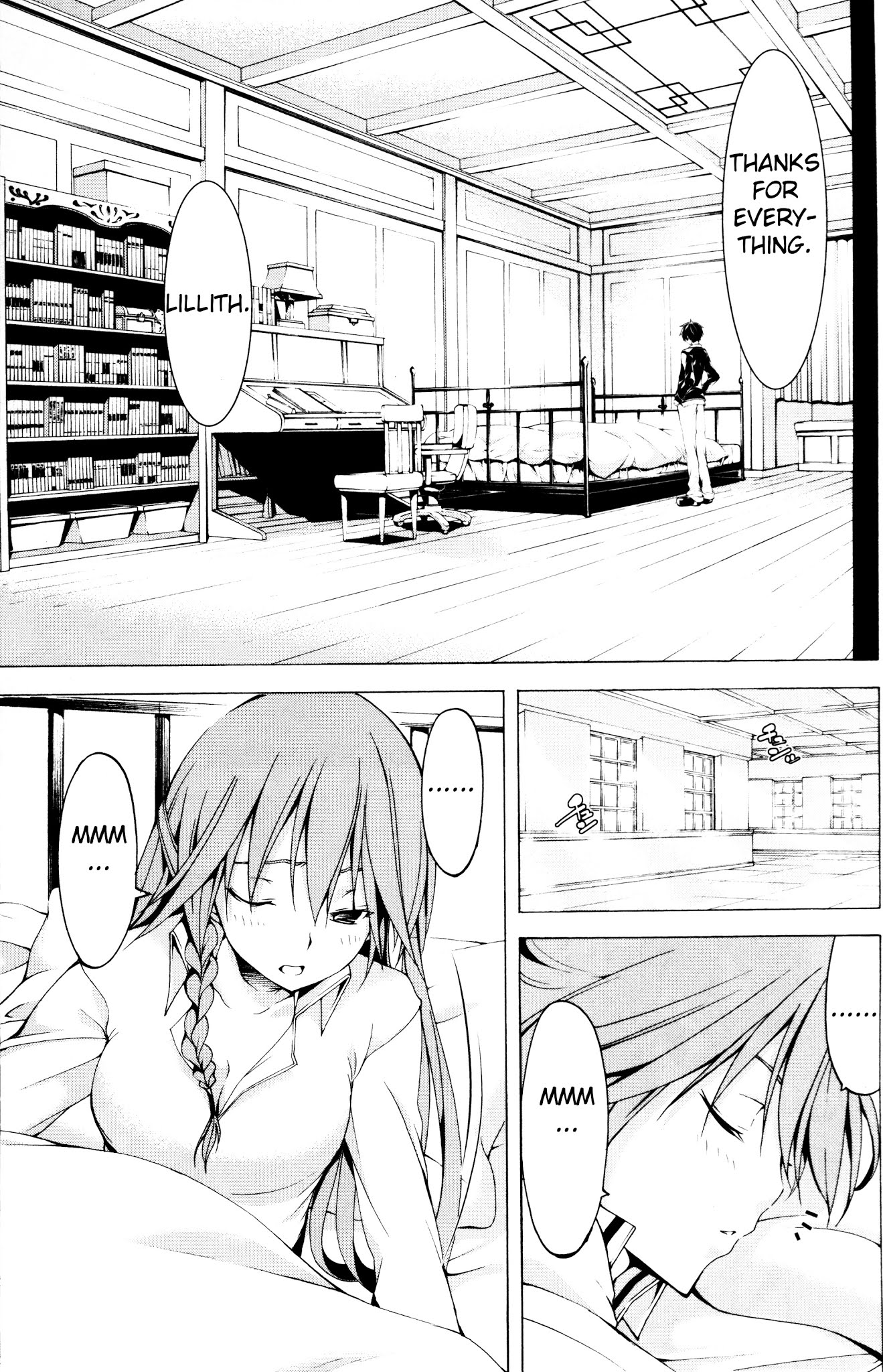 Trinity Seven Specials Chapter 1.0 page 44 - Vol.1 Chapter 0 : New Face and School Life