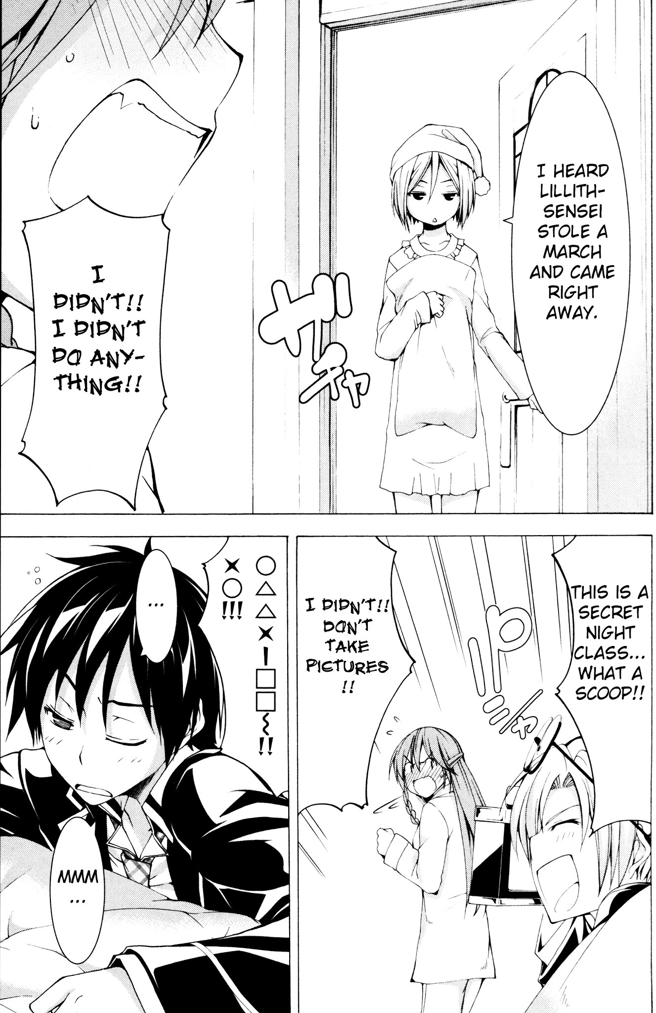 Trinity Seven Specials Chapter 1.0 page 46 - Vol.1 Chapter 0 : New Face and School Life
