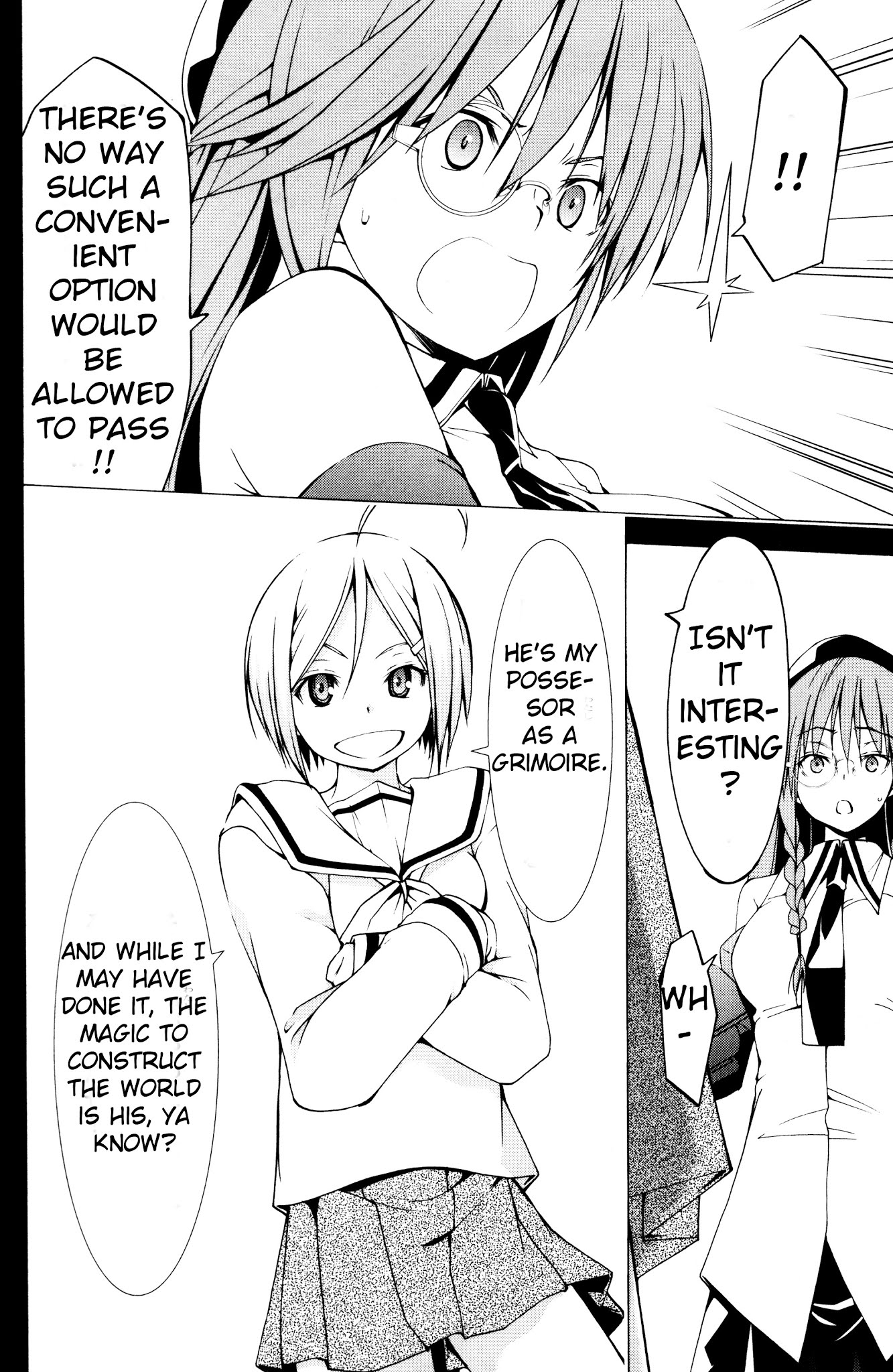 Trinity Seven Specials Chapter 1.0 page 8 - Vol.1 Chapter 0 : New Face and School Life