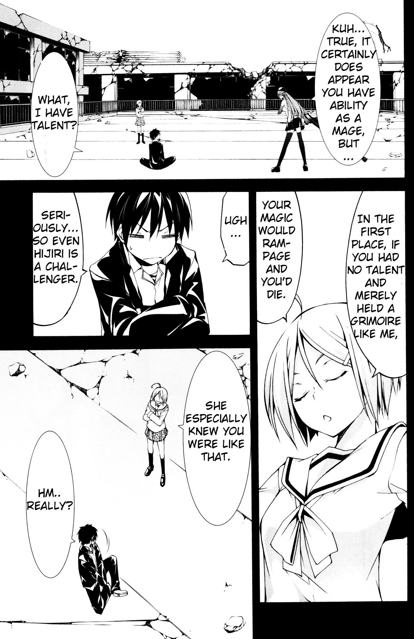 Trinity Seven Specials Chapter 1.0 page 9 - Vol.1 Chapter 0 : New Face and School Life