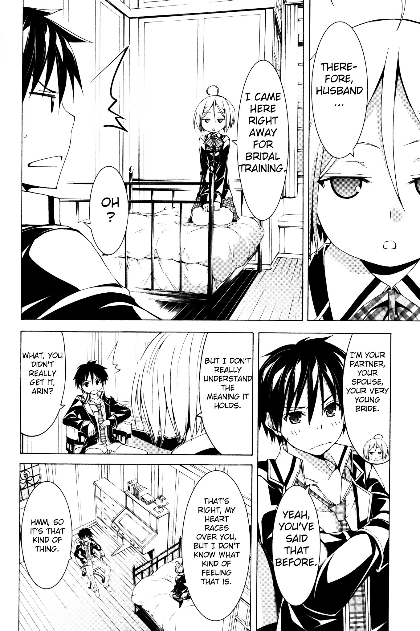 Trinity Seven Specials Chapter 2.0 page 10 - Vol.2 Chapter 0 : Arin and Bridal Training