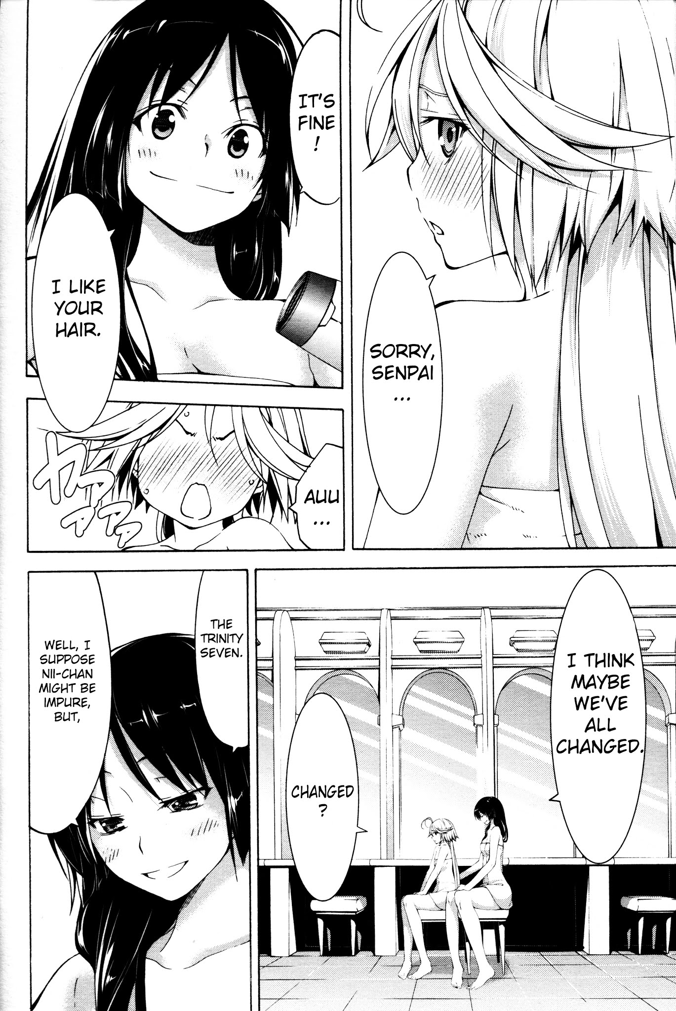 Trinity Seven Specials Chapter 3.0 page 16 - Vol.3 Chapter 0 : Swimming Pool and Happening Time