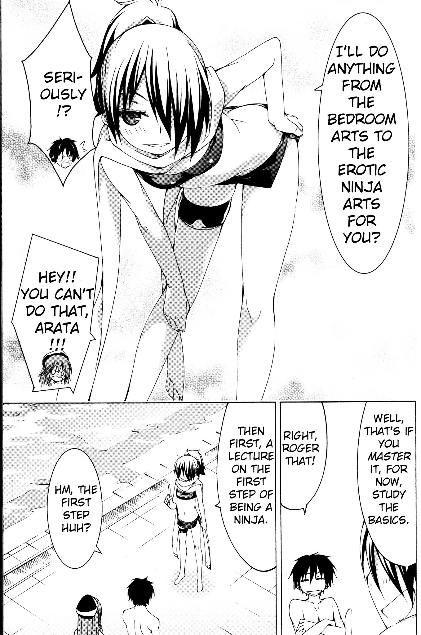 Trinity Seven Specials Chapter 4.0 page 11 - Vol.4 Chapter 0 : Shamanic Training and Shinobi Girl