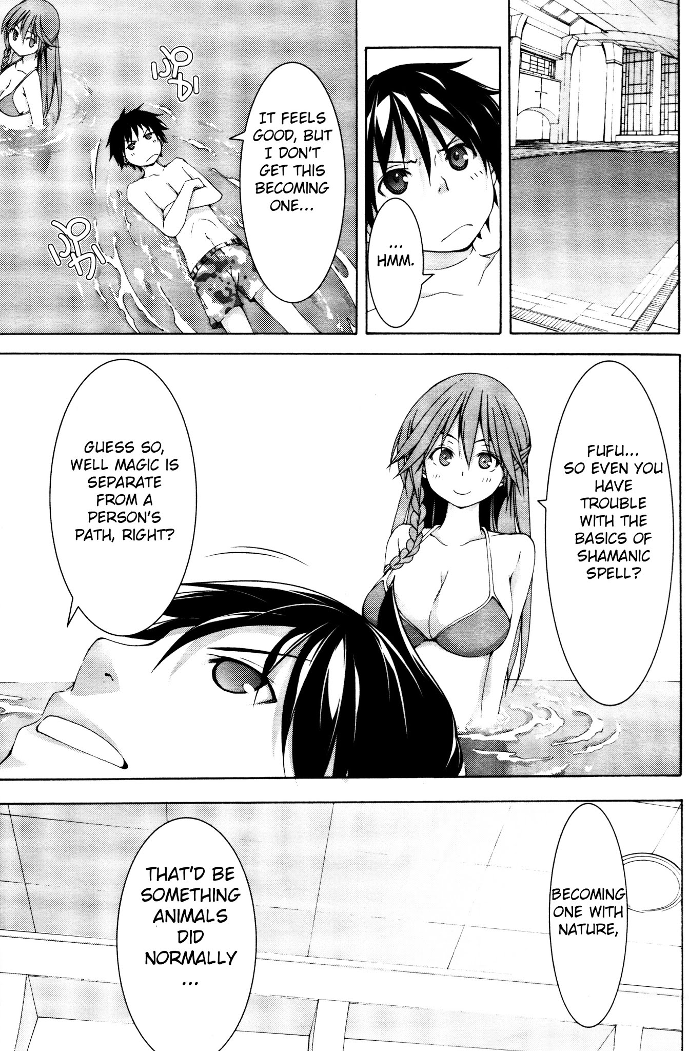 Trinity Seven Specials Chapter 4.0 page 17 - Vol.4 Chapter 0 : Shamanic Training and Shinobi Girl