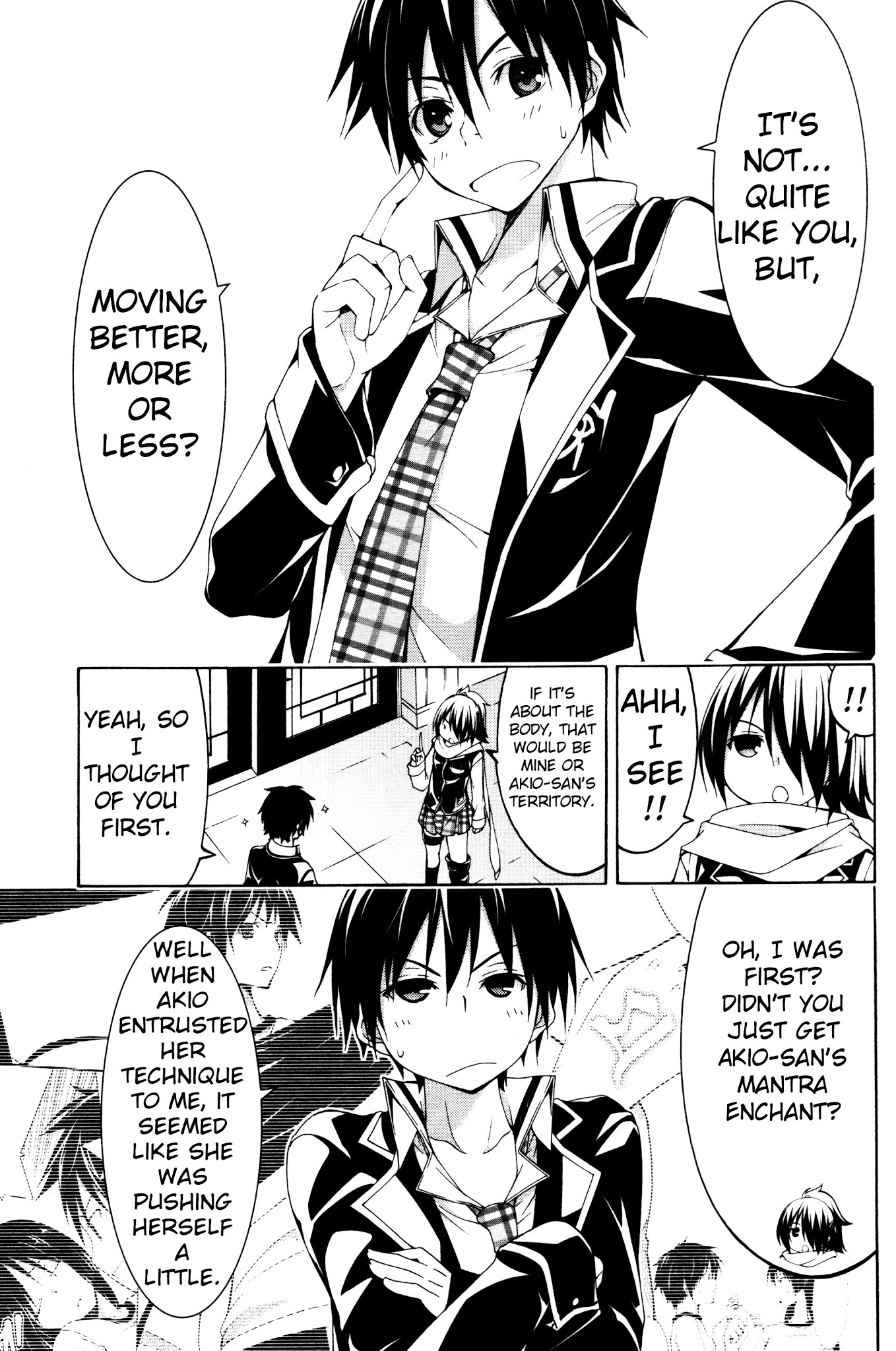 Trinity Seven Specials Chapter 4.0 page 5 - Vol.4 Chapter 0 : Shamanic Training and Shinobi Girl