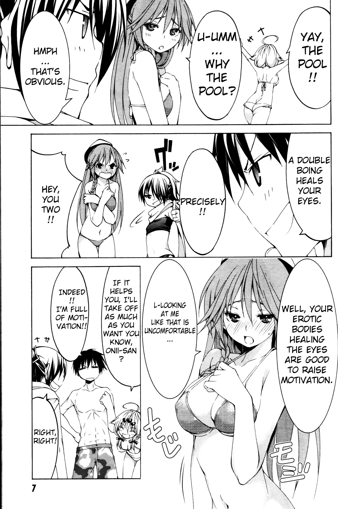 Trinity Seven Specials Chapter 4.0 page 9 - Vol.4 Chapter 0 : Shamanic Training and Shinobi Girl